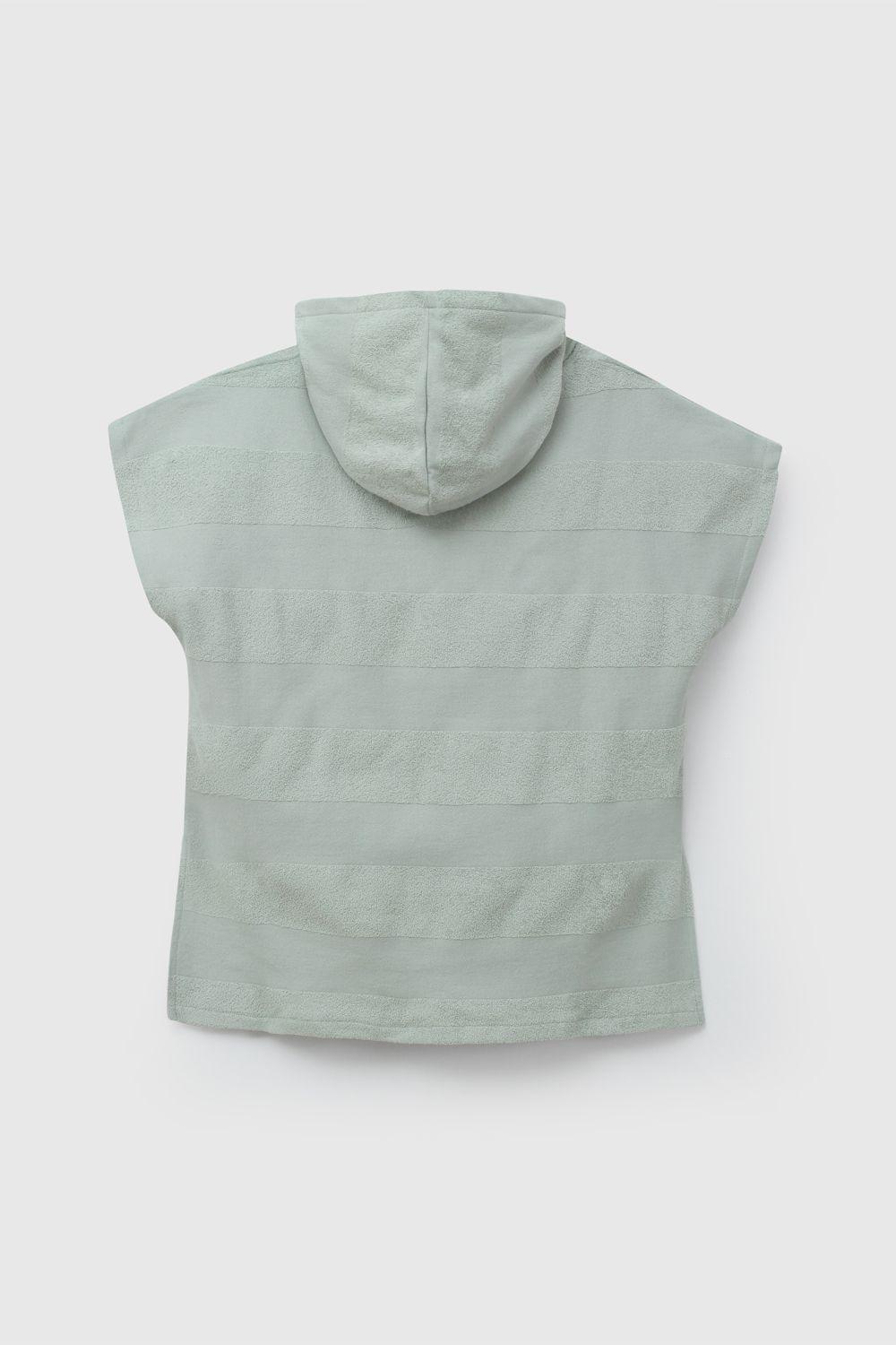 Toalla Con Capucha Verde De Niña TCTO0170V26-1