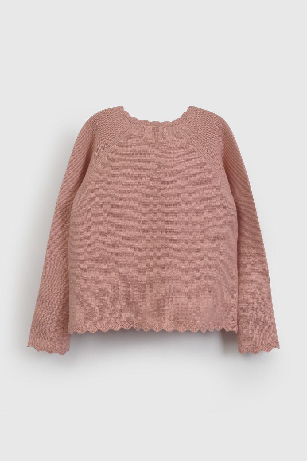 Chaleco Rosado Con Botones De Niña CHLA0829V26-1