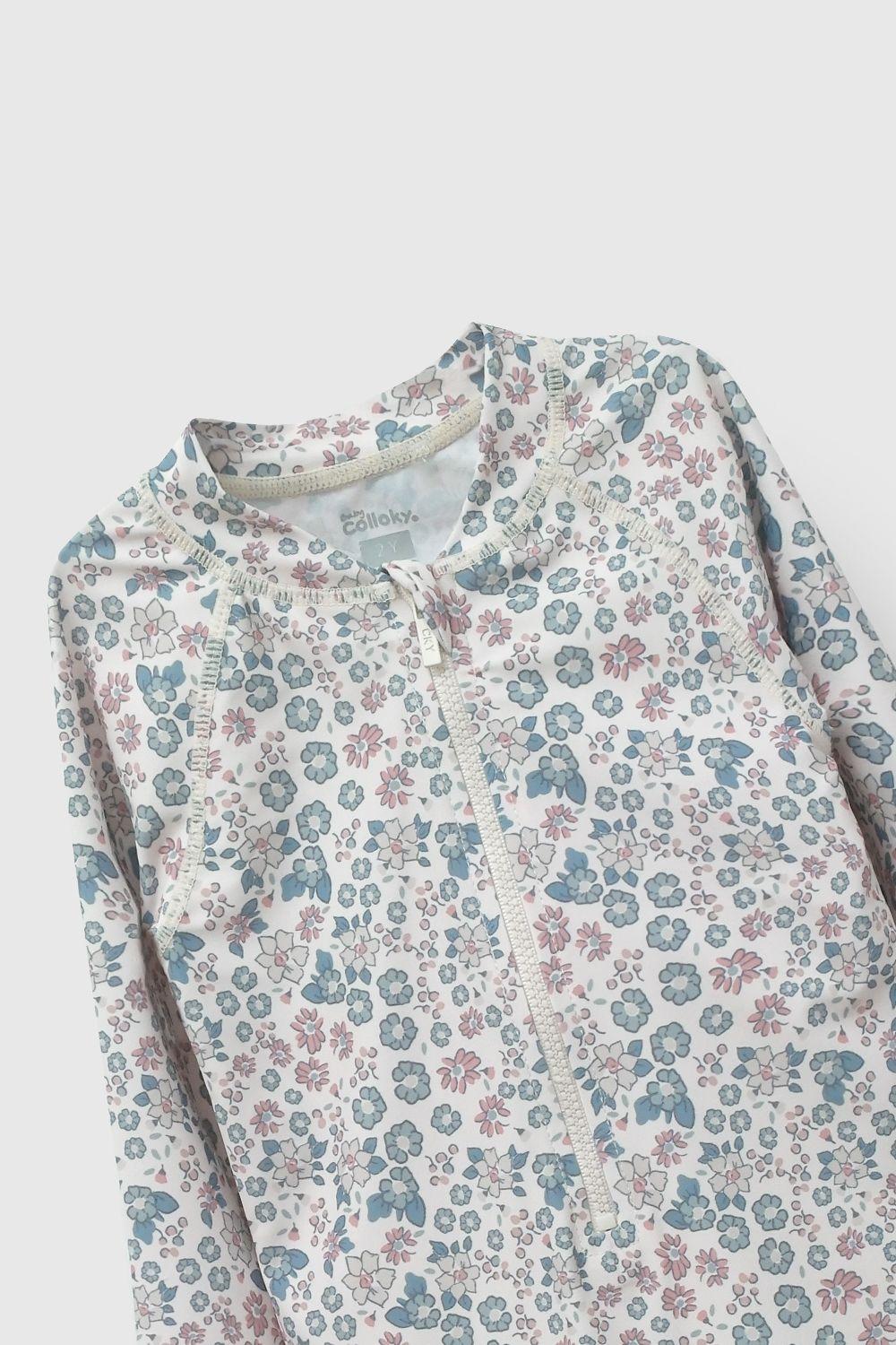 Enterito Playa UV Con Flores De Niña ENLY0698V26-2