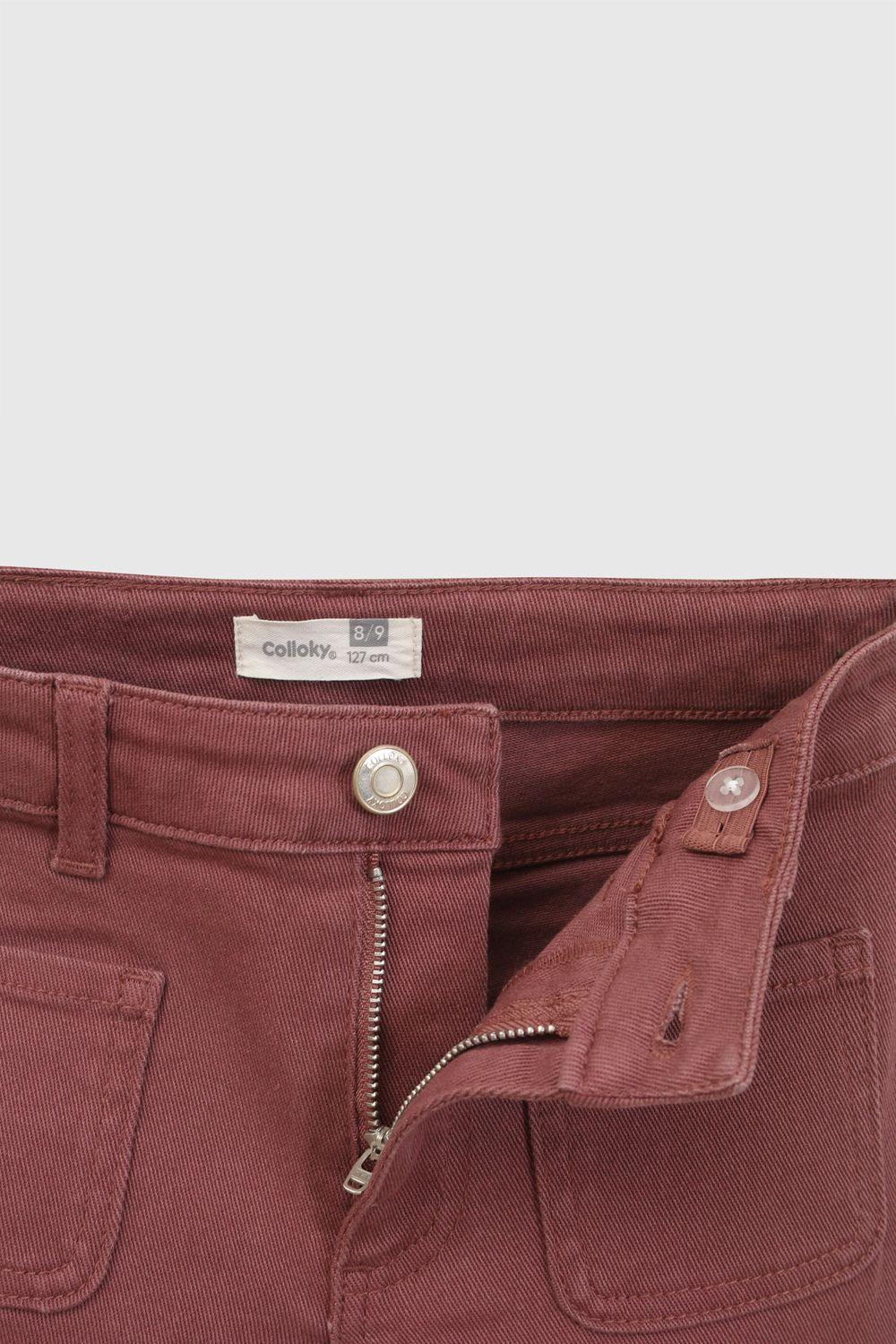 Pantalón Niña Rojo 8090 Colloky-2