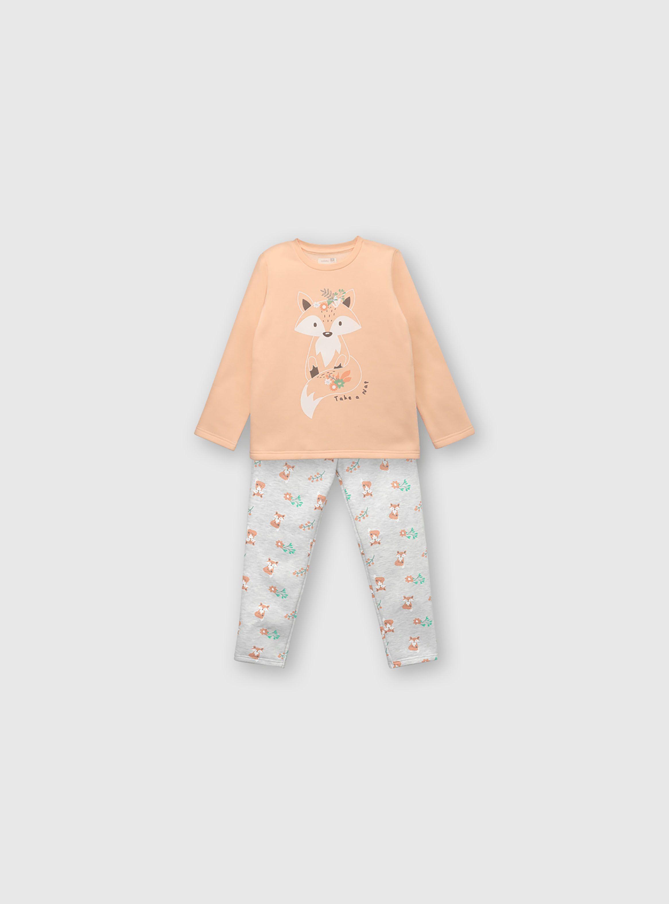 Pijama Niña Naranjo 52926 Colloky-0