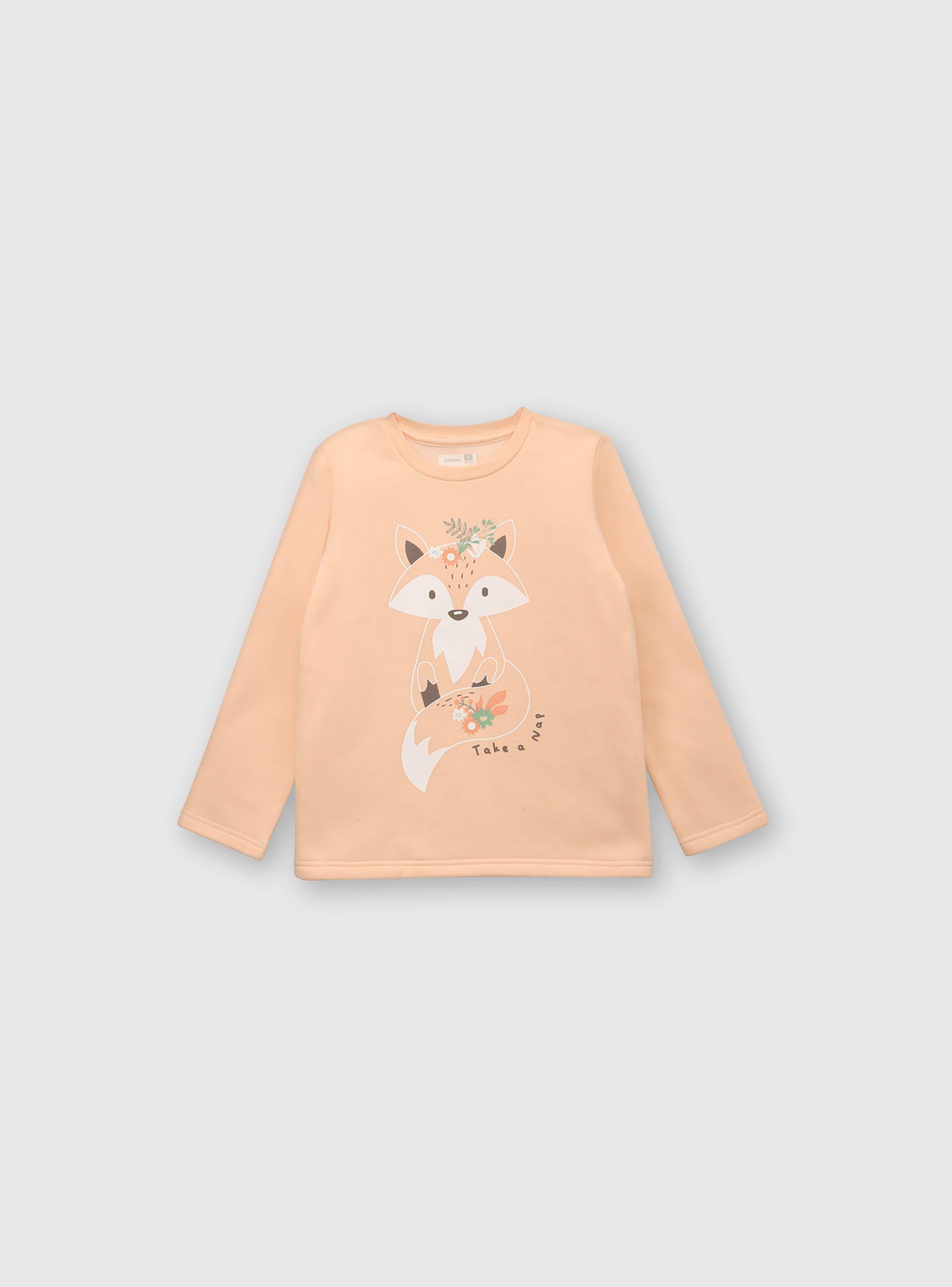 Pijama Niña Naranjo 52926 Colloky-1