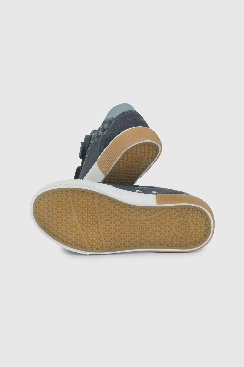 Zapatilla Urbana Azul con Cuadros 57210250V26-2