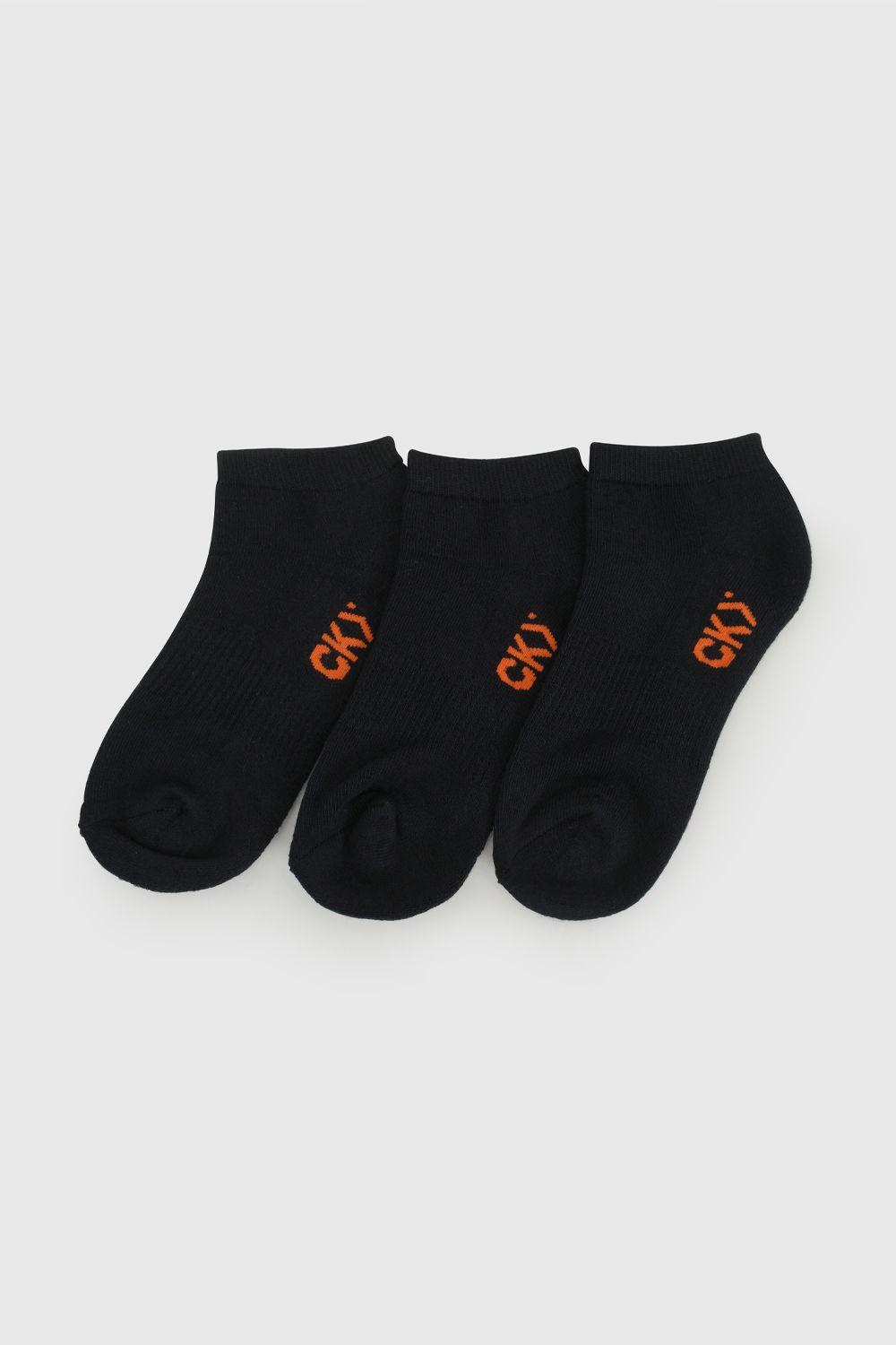 Tripack Calcetín Corto Escolar Bambú Unisex 7335 Colloky-0