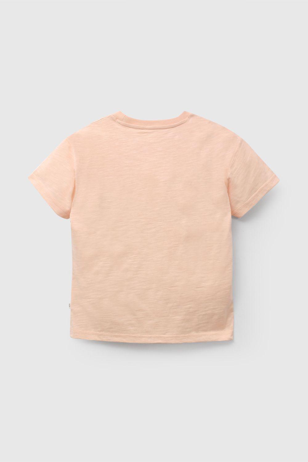 Polera Básica Naranja De Niño POJE5543V26-2