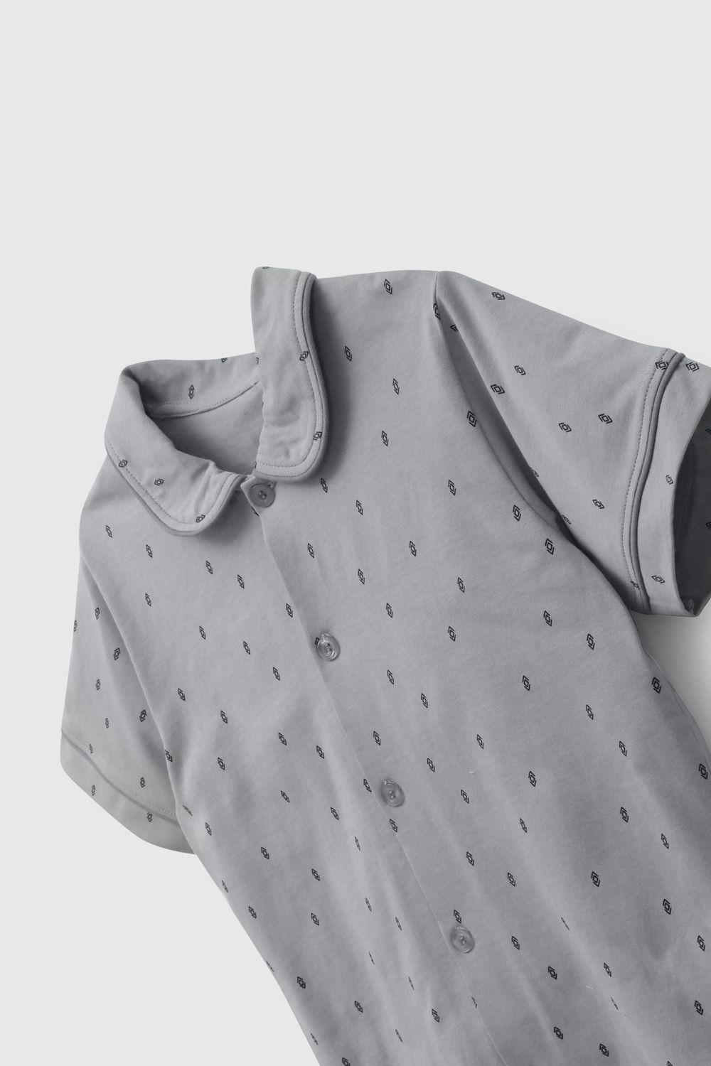 Pijama Negro Camisero De Niño PJJE1303V26-3