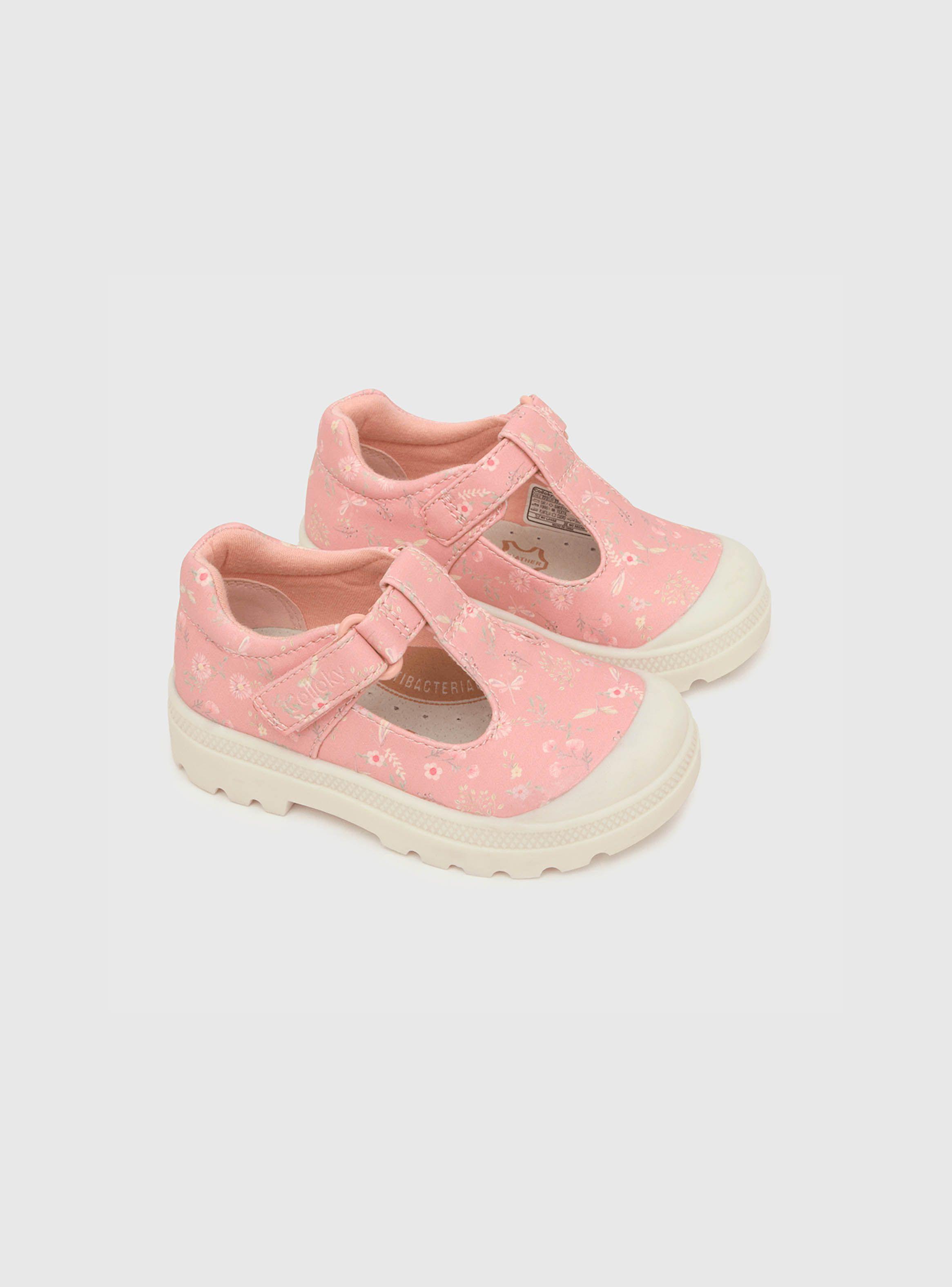 Reina De Niña Velcro Estampada Rosado (21 A 27) Colloky-0
