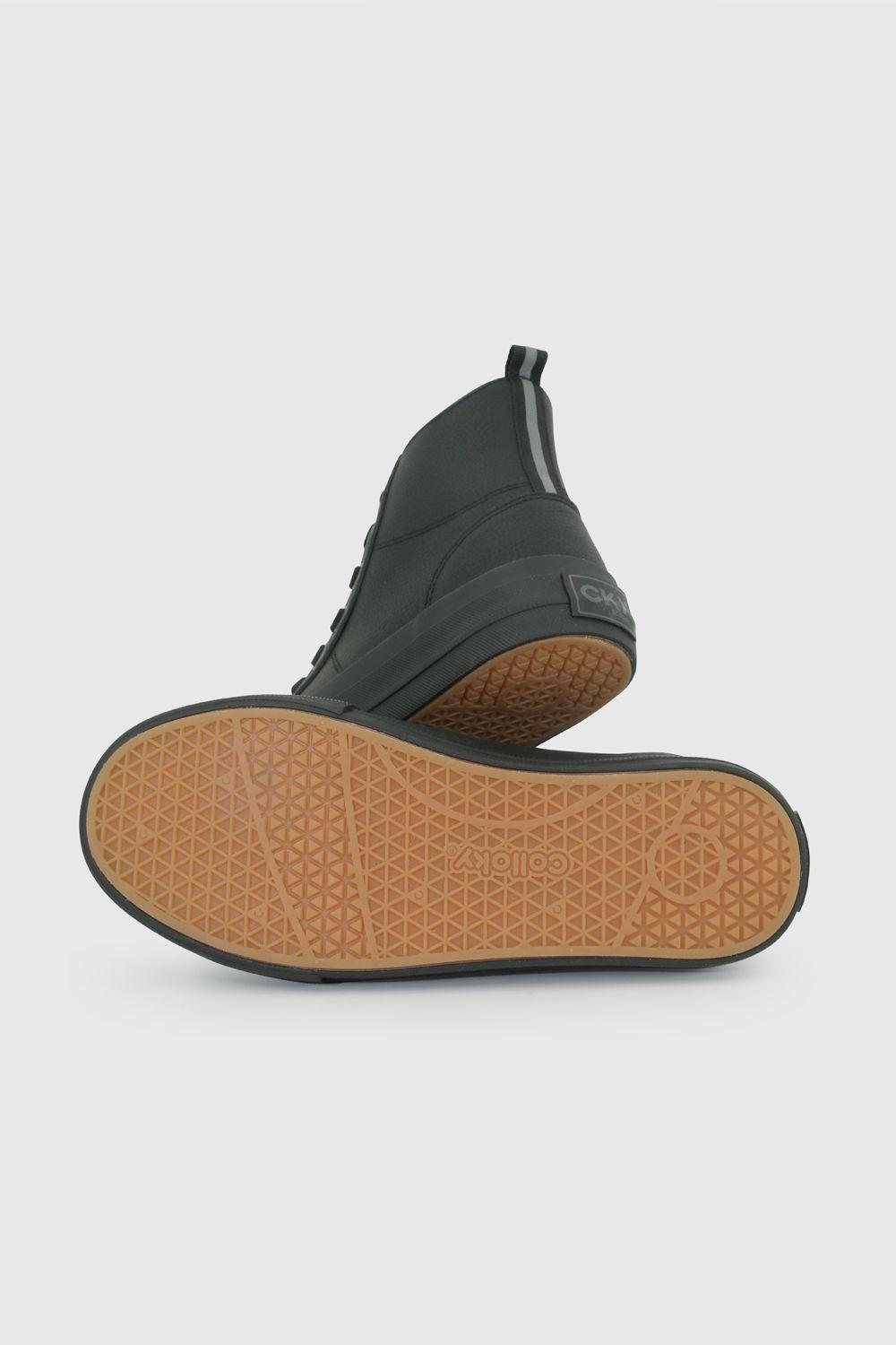 Zapato Escolar de Niña Negro con cordón-3