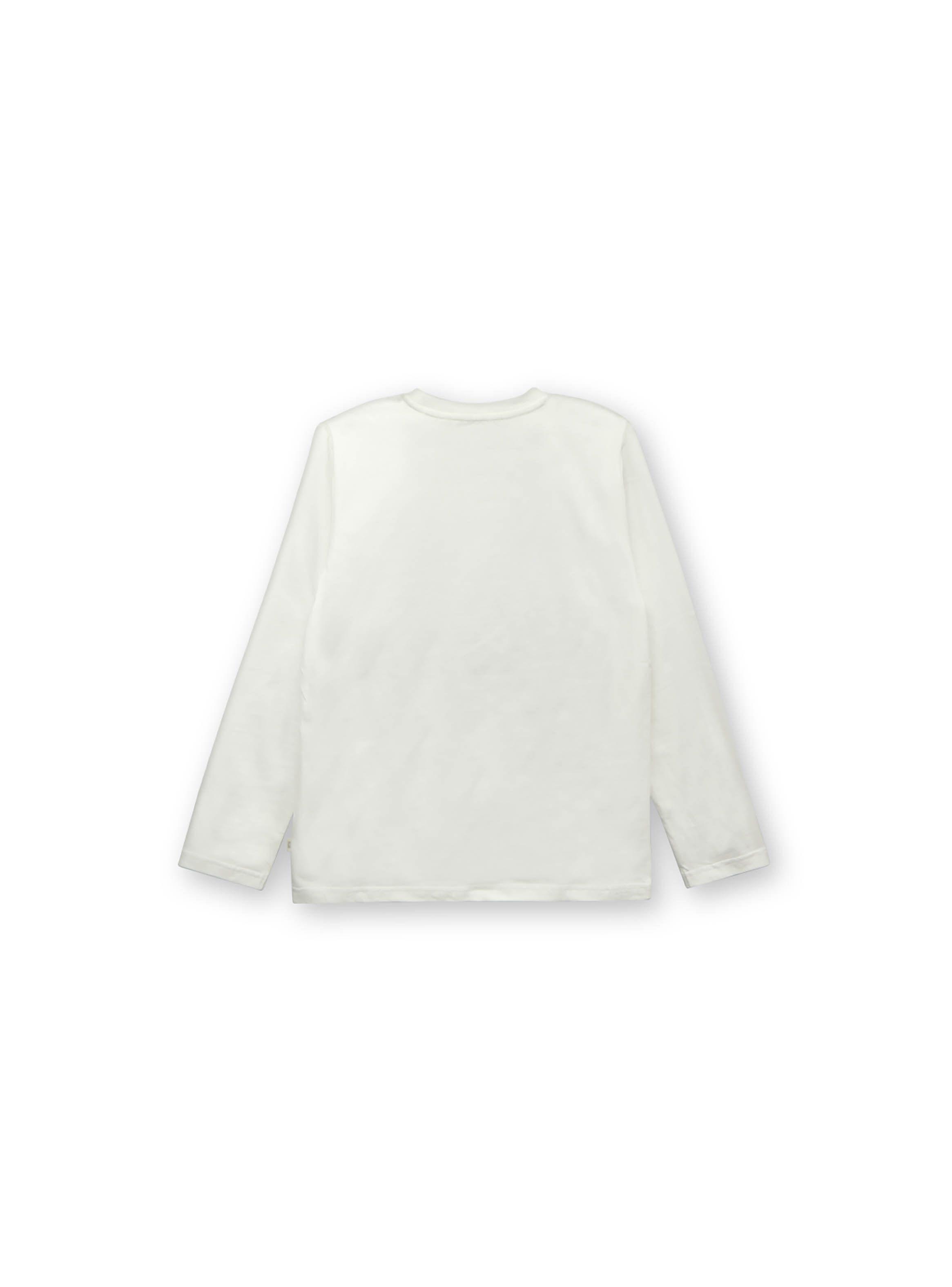 Polera De Niño Music Blanco (2 A 12 Años) Colloky-1