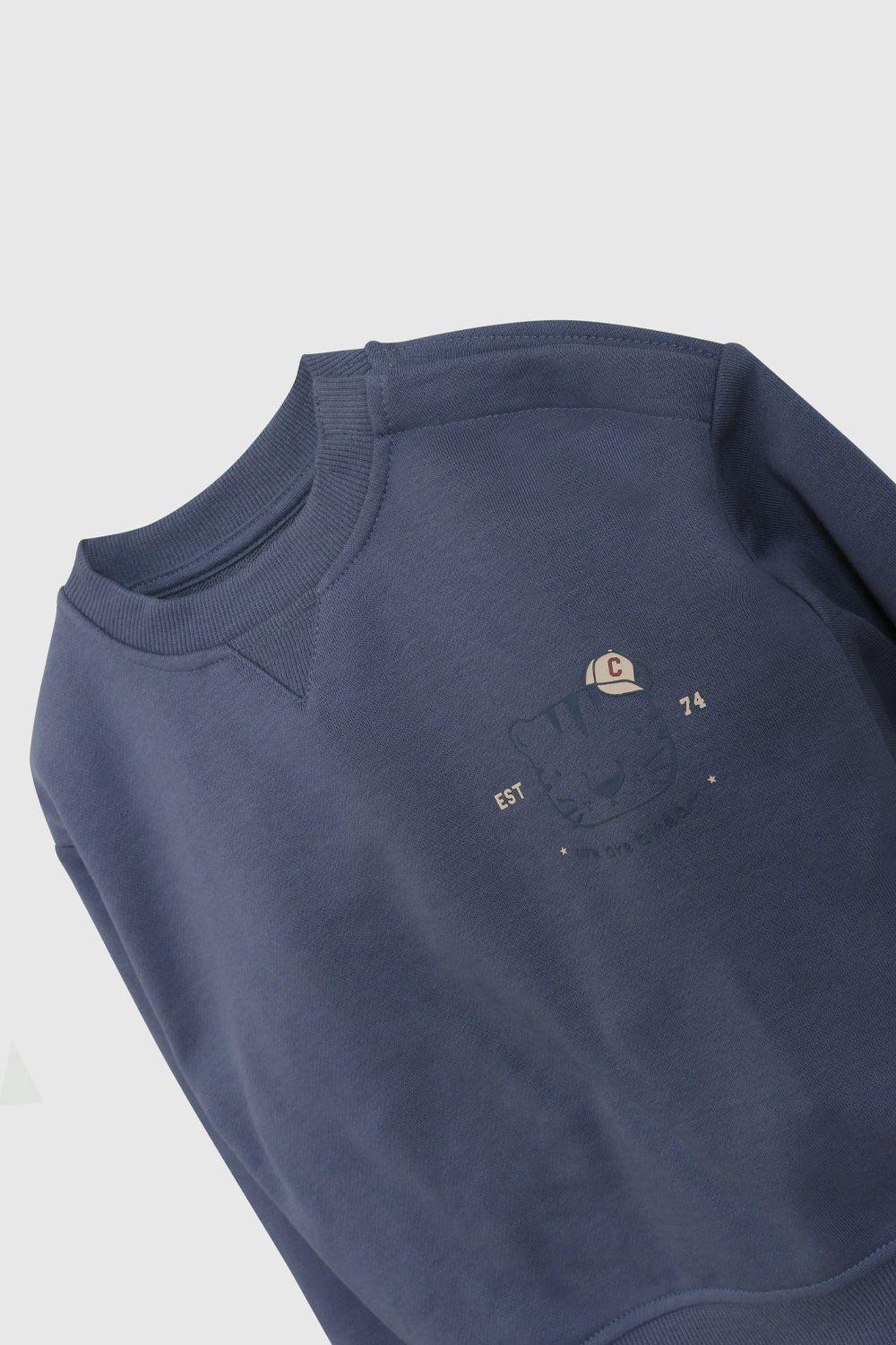 Polerón Básico Azul De Niño PLPO5551V26-2