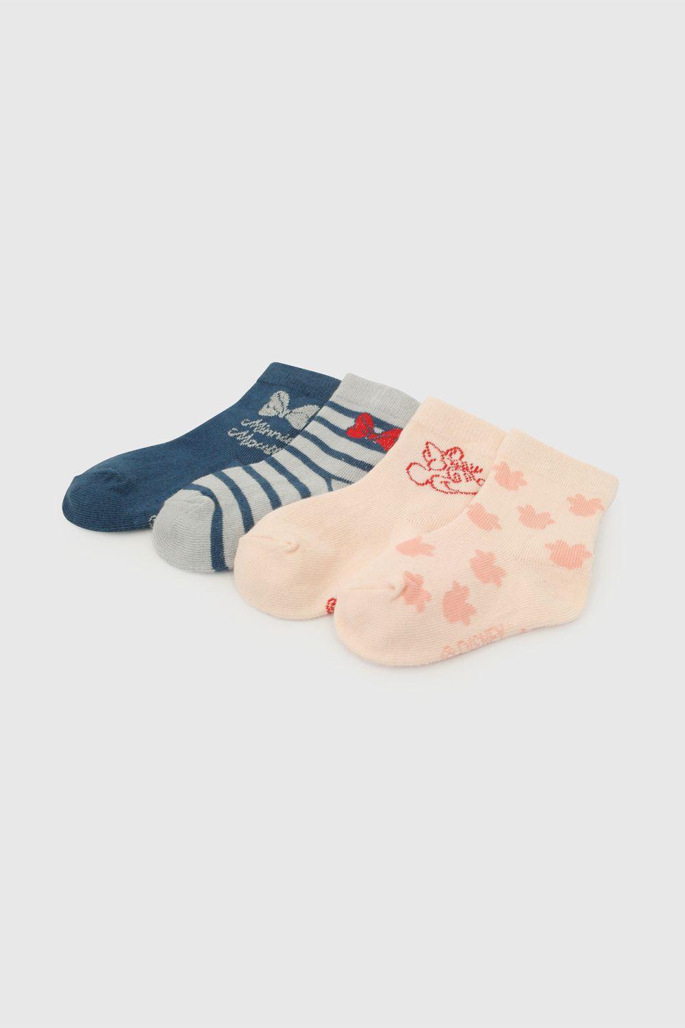 Calcetin Deportivo Niña Rosado 7448 Colloky-1