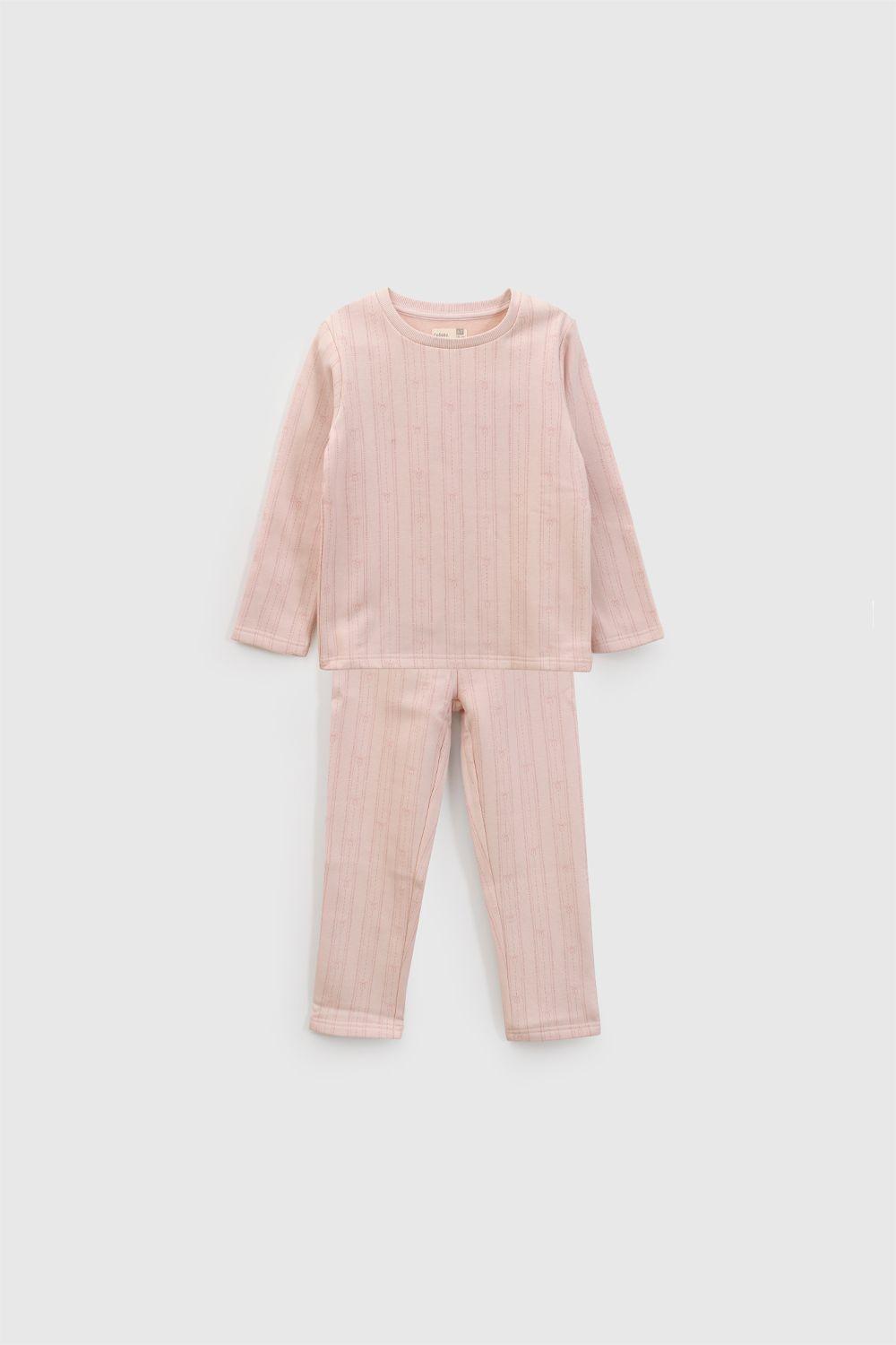 Pijama Niña Rosado 7740 Colloky-0