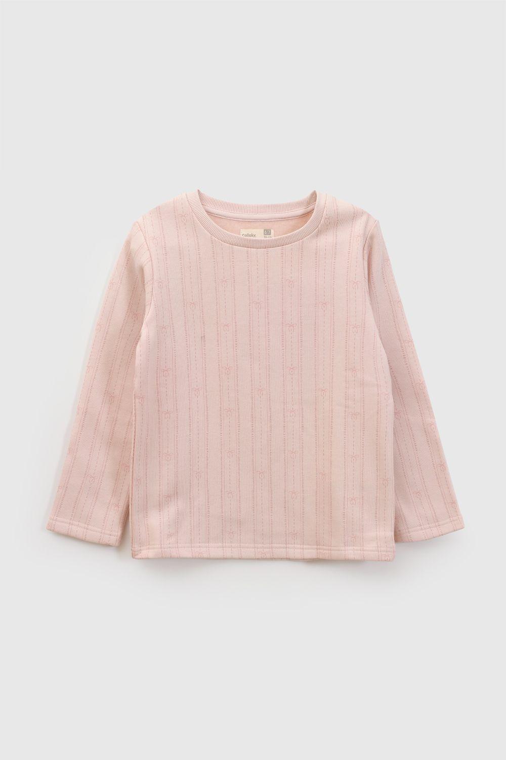 Pijama Niña Rosado 7740 Colloky-1