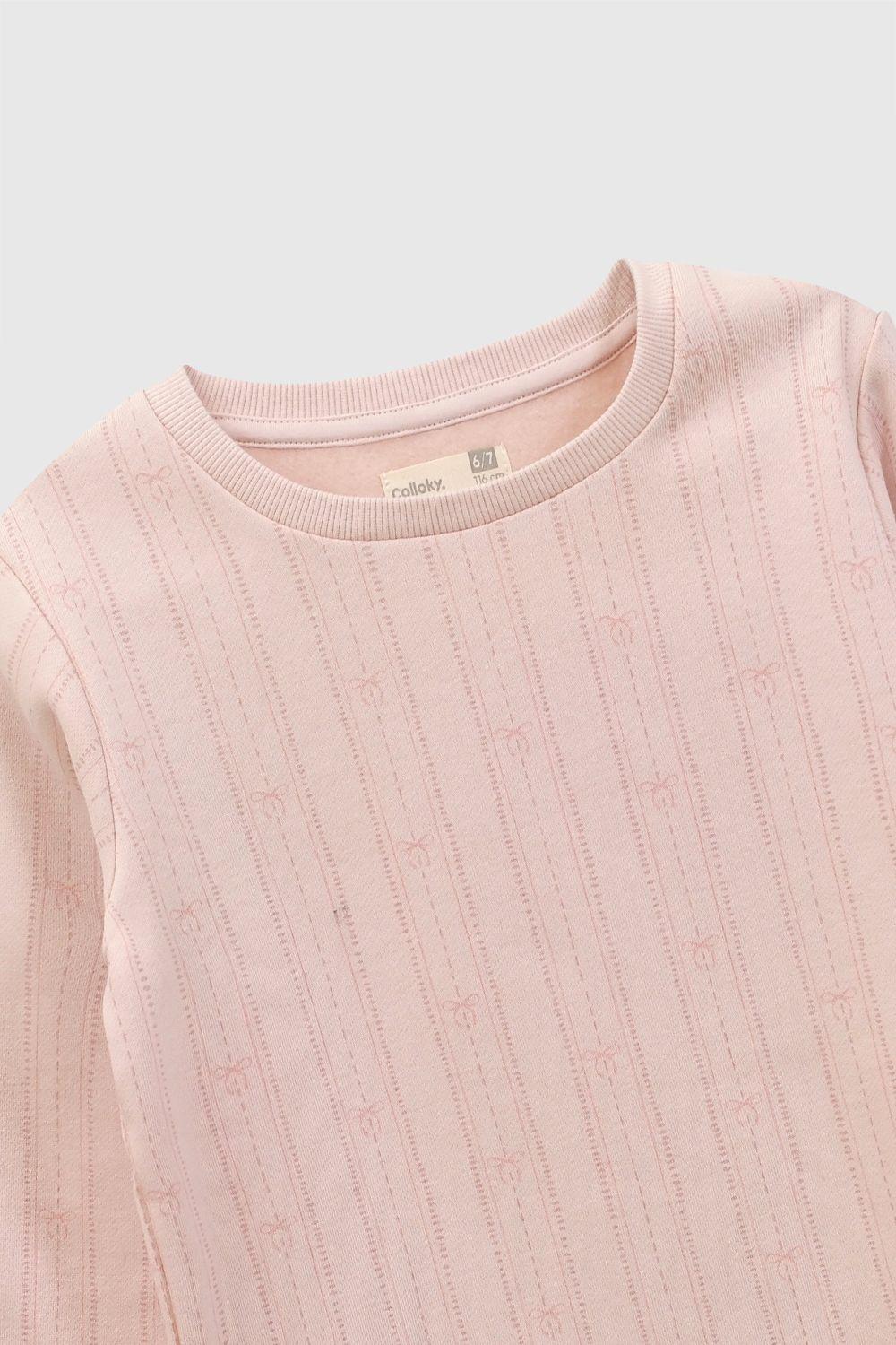 Pijama Niña Rosado 7740 Colloky-3