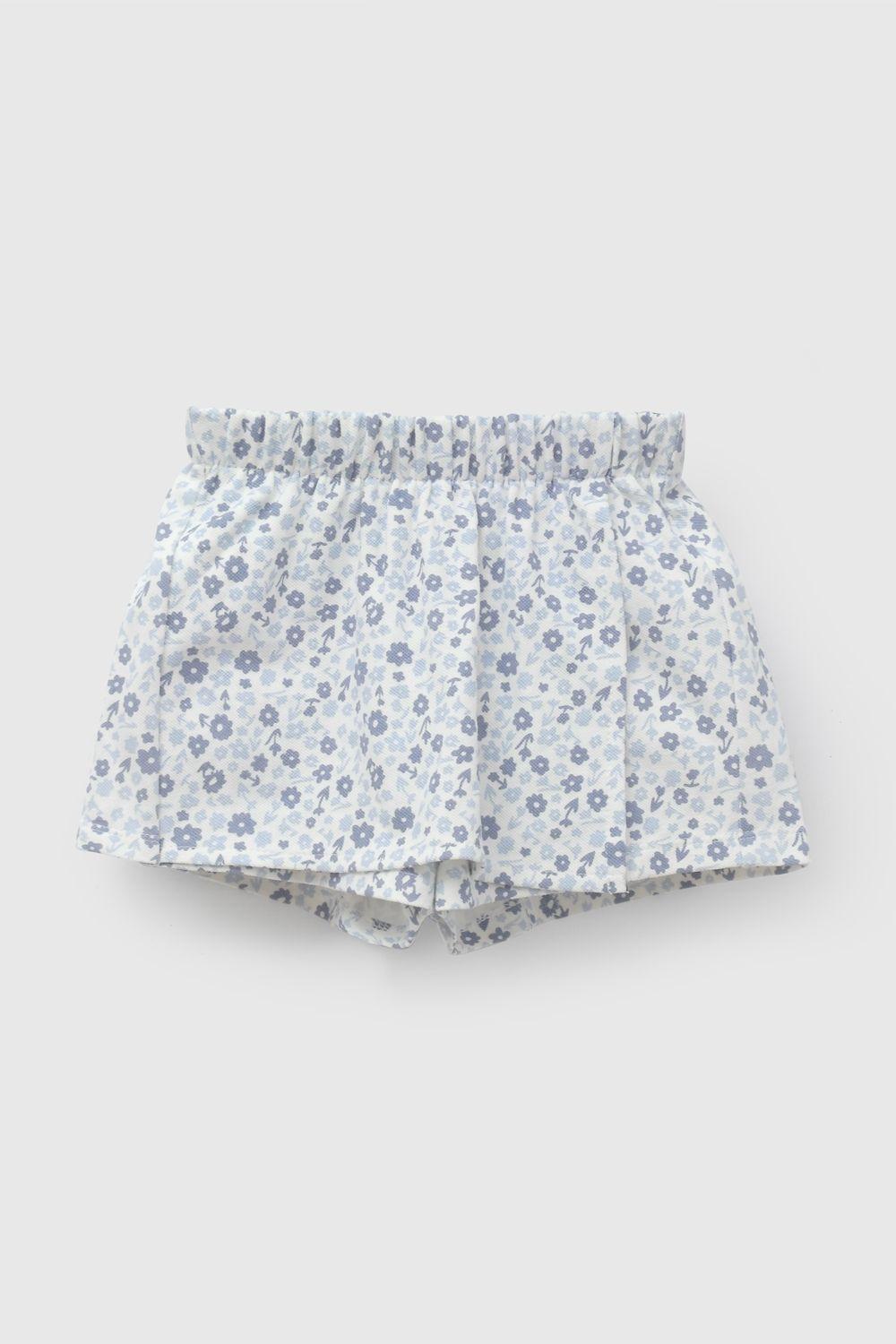 Falda Short Flores De Niña FAPQ0851V26-0