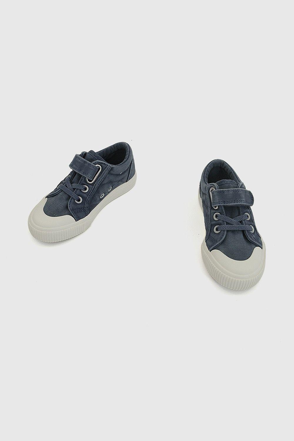 Zapatilla Lona Azul Niño 21-27 Colloky-3