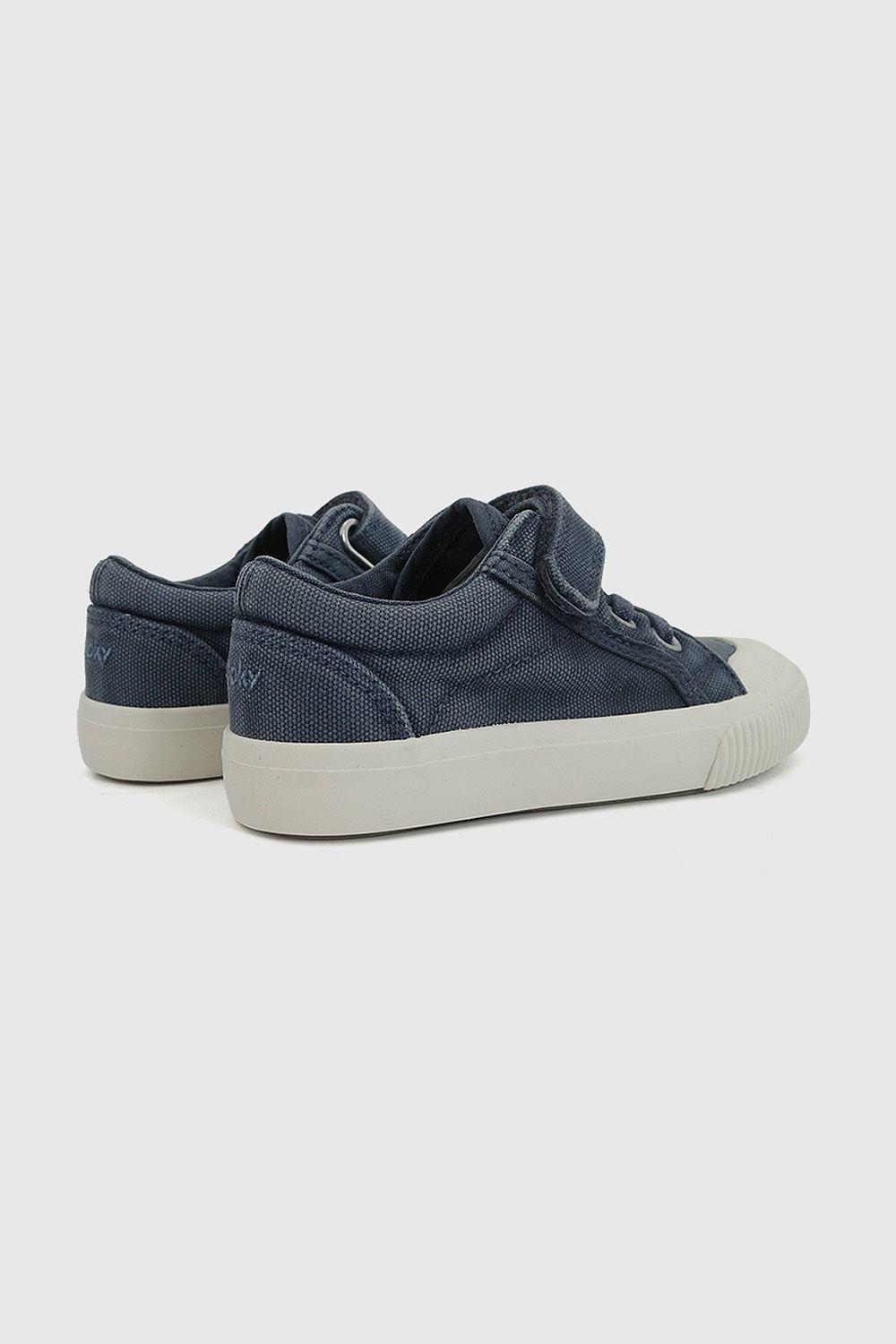 Zapatilla Lona Azul Niño 21-27 Colloky-4