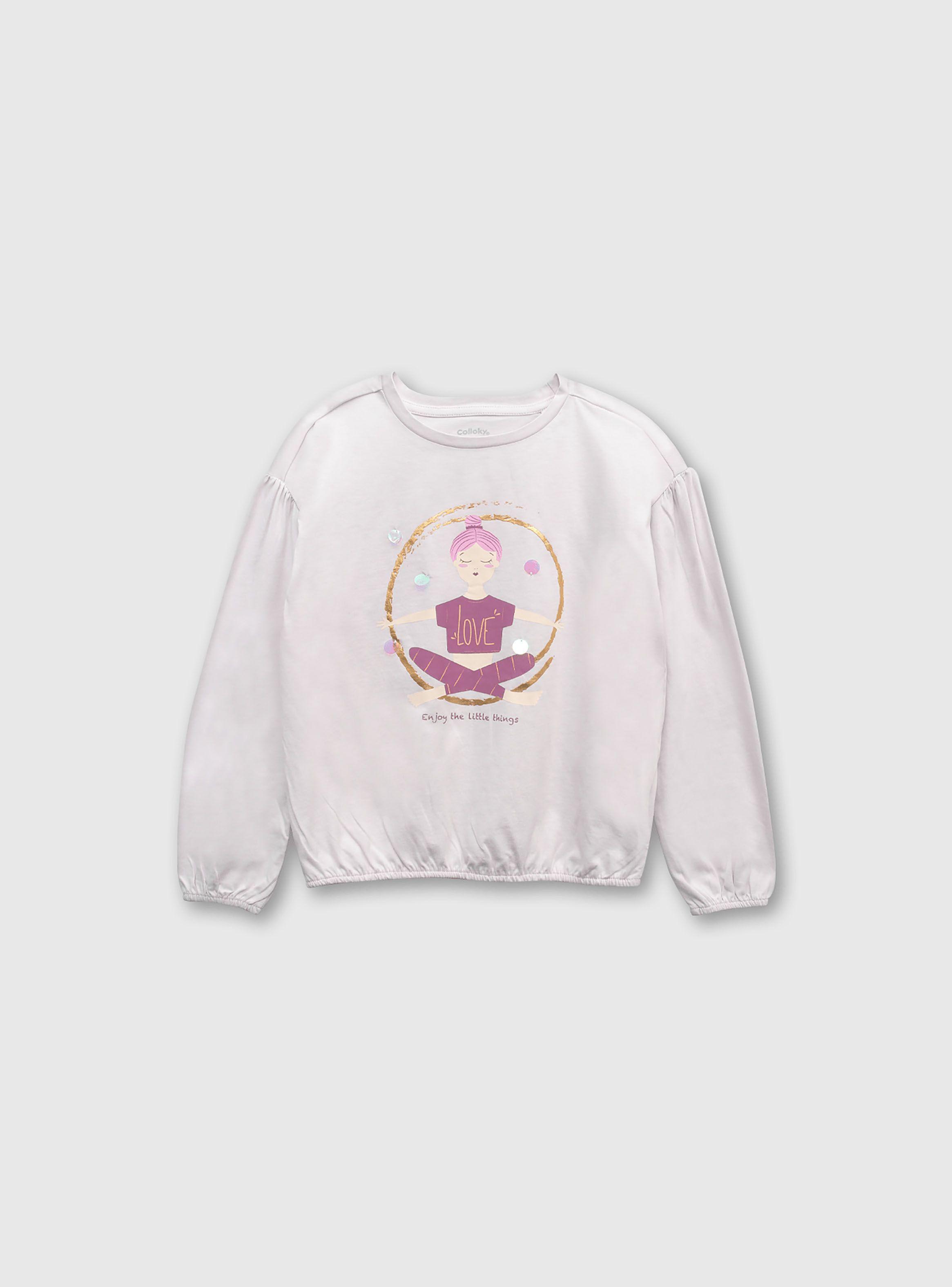 Polera Niña Morado 53034 Colloky-0