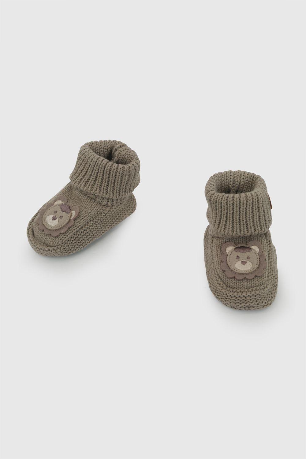 Zapato Tejido Cafe Niño 0/6M - 6/12M Colloky-3