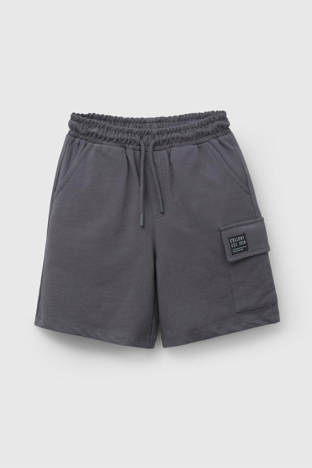 Bermuda Negro Cargo De Niño BDPO1502V26-0