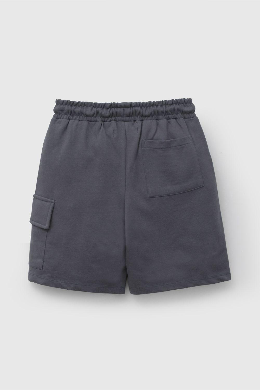 Bermuda Negro Cargo De Niño BDPO1502V26-1