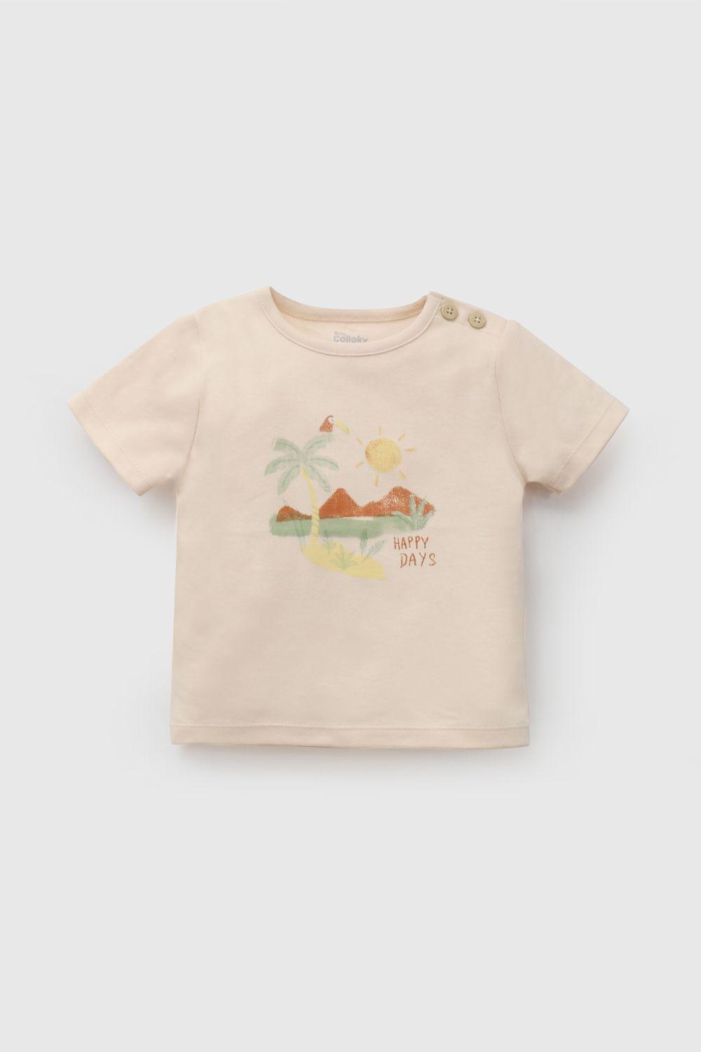 Conjunto Polera y Short Playa de Niño COJE3368V26-1