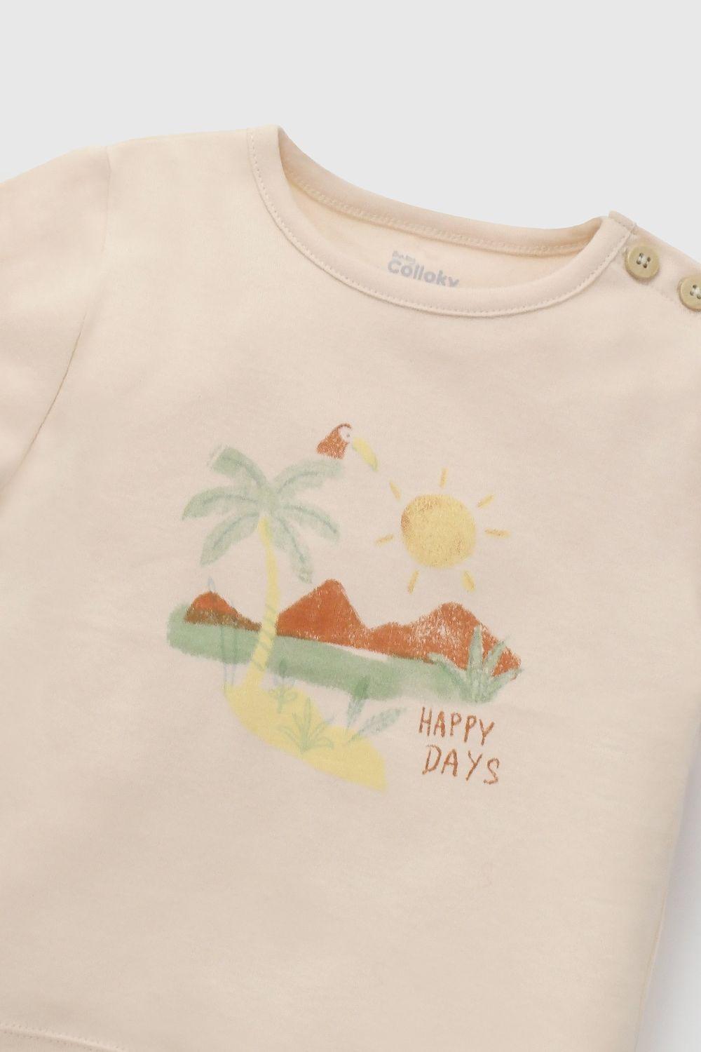 Conjunto Polera y Short Playa de Niño COJE3368V26-3