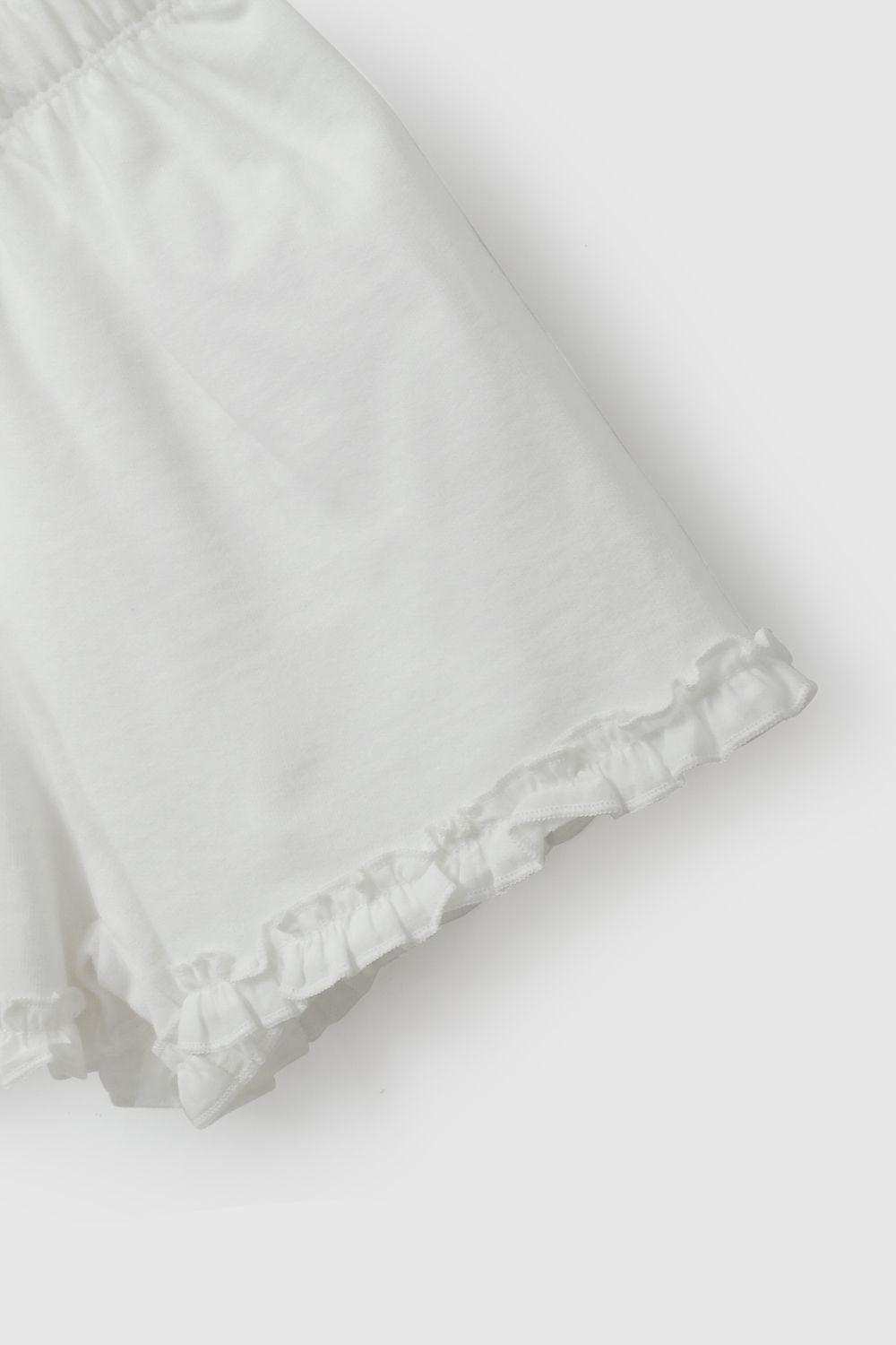 Short Niña Blanco 58034 Colloky-3
