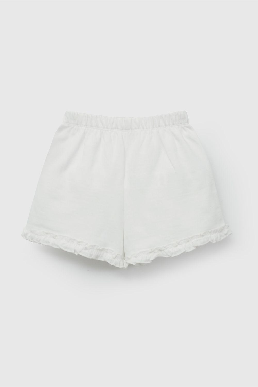 Short Blanco Vuelo De Niña SHPO0209V26-2