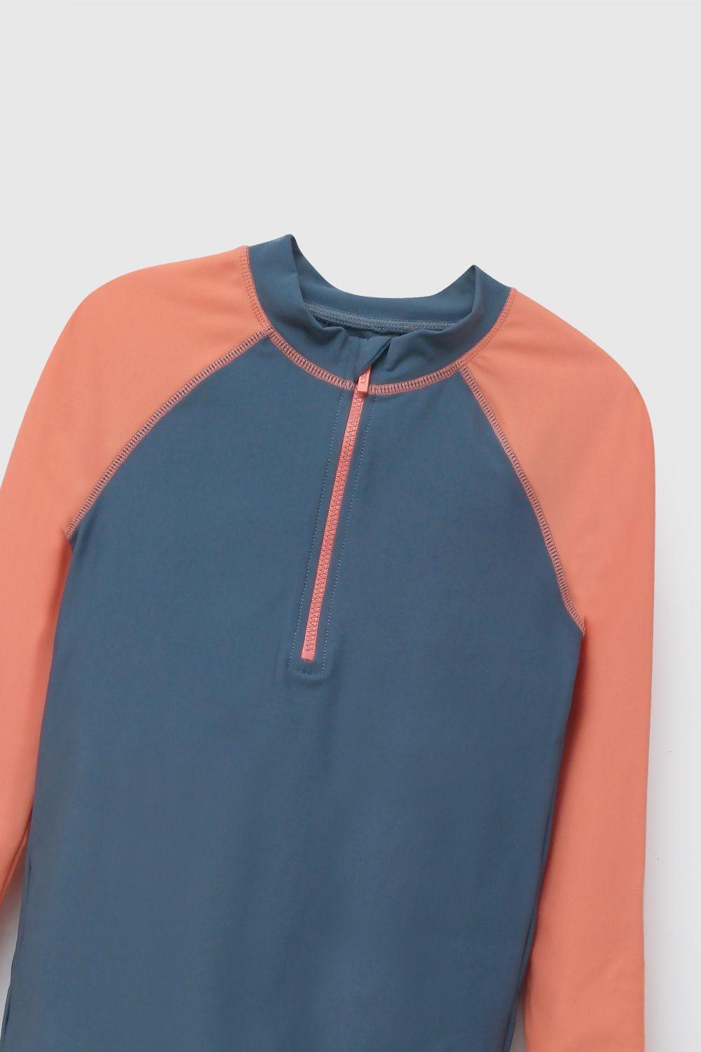 Polera Playa UV Azul De Niño POLY0151V26-2