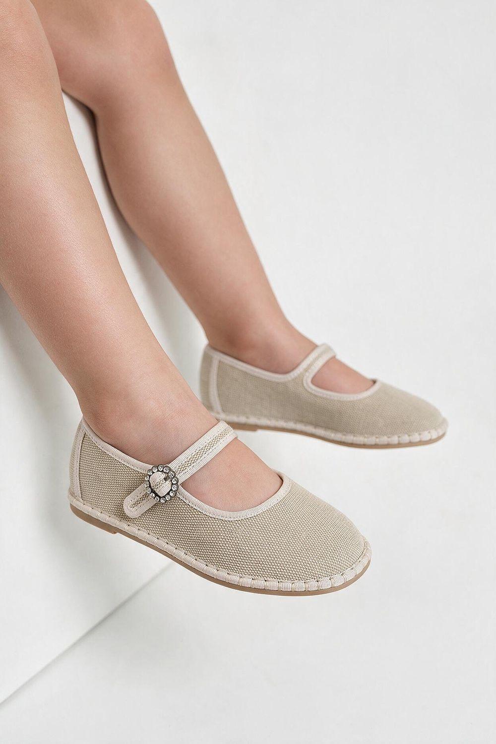 Ballerina Beige Niña 28-38 Colloky-1