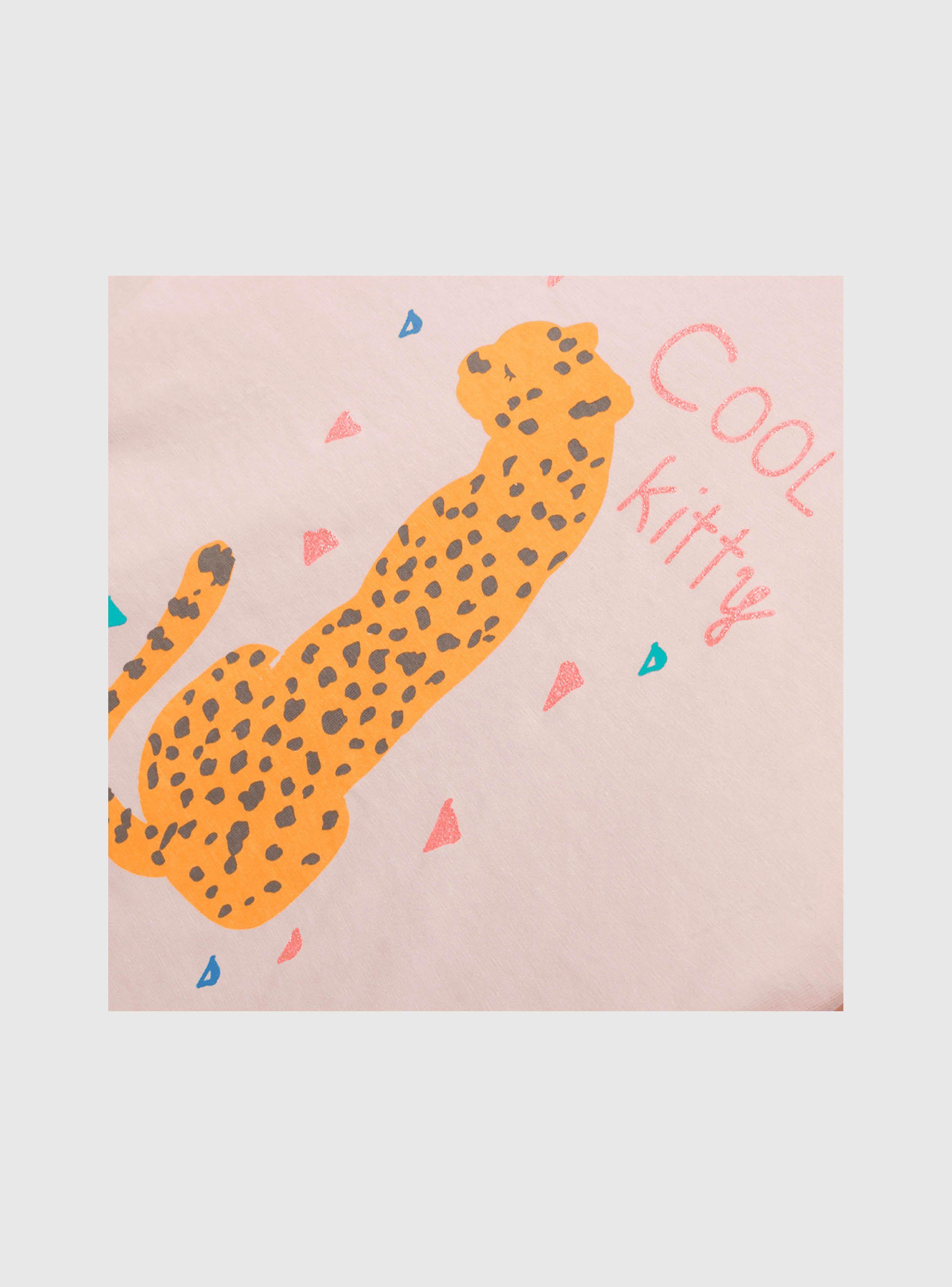 Pijama Niña Algodón Rosado (2 A 12 Años) Colloky-3