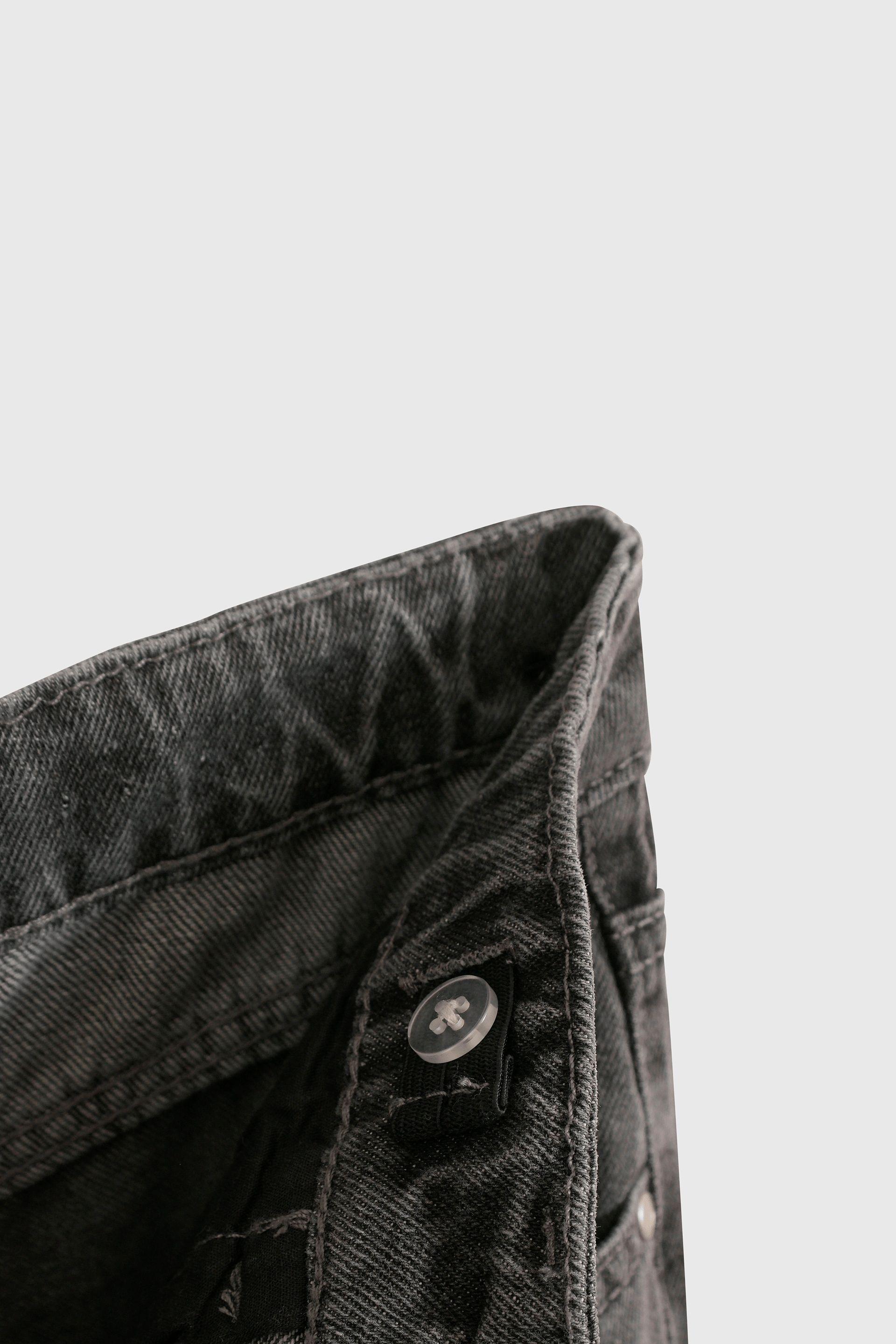 Jeans Wide Leg Animal Print-2