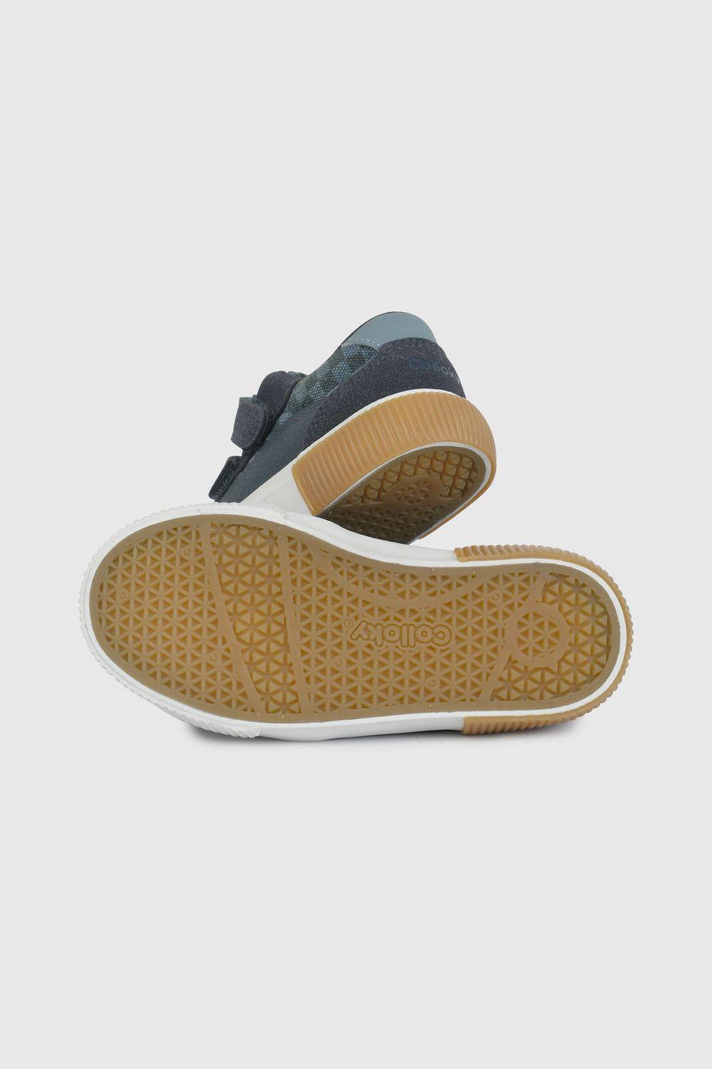 Zapatilla Urbana Azul con Cuadros 47210257V26-2