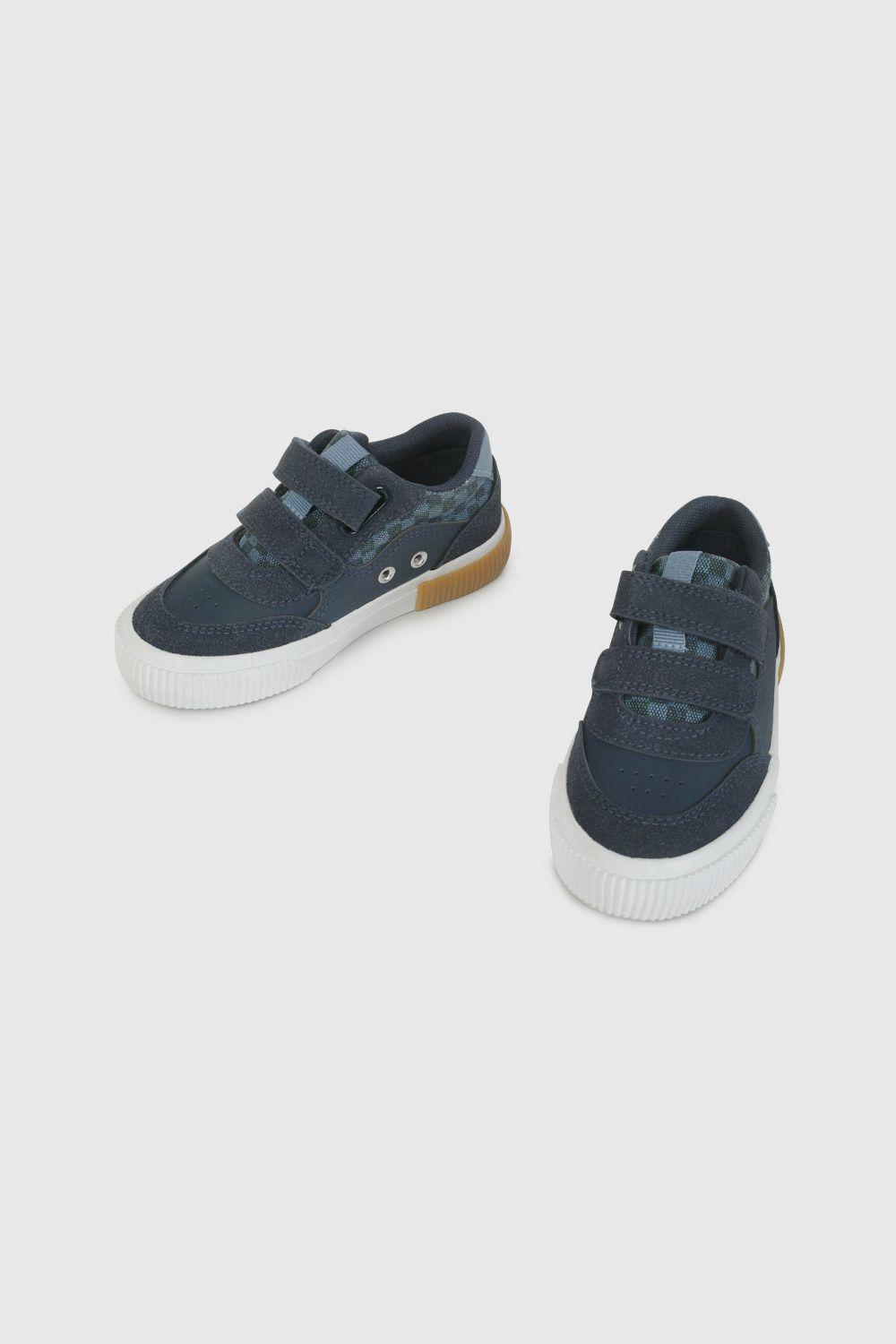 Zapatilla Urbana Azul con Cuadros 47210257V26-3