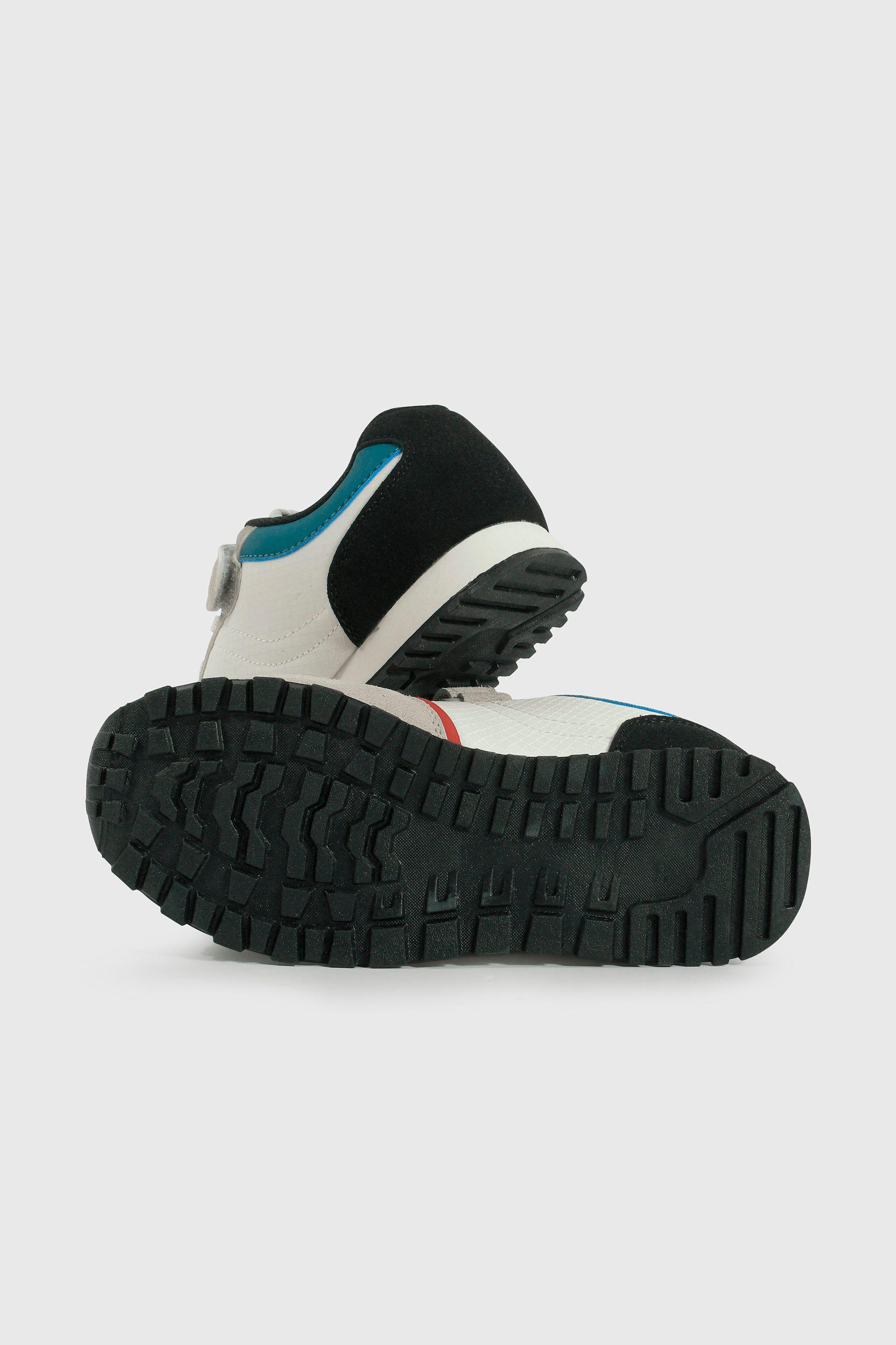 Zapatilla Lifestyle de Niño Beige Caña Baja con Velcro y Cordón-2