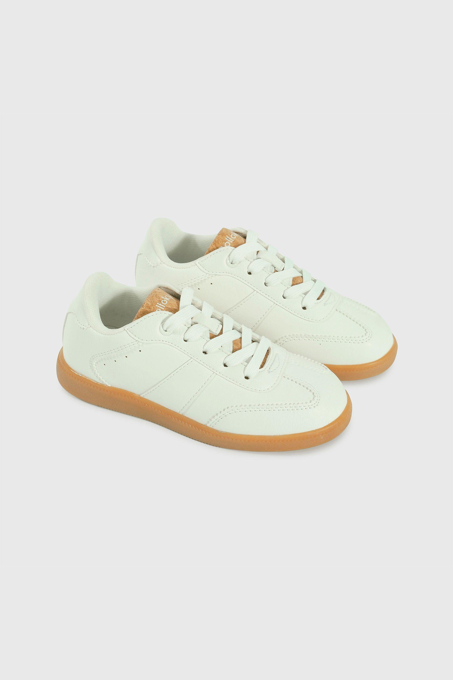 Zapatilla Lifestyle de Unisex Blanco Caña Baja con Cordón-0