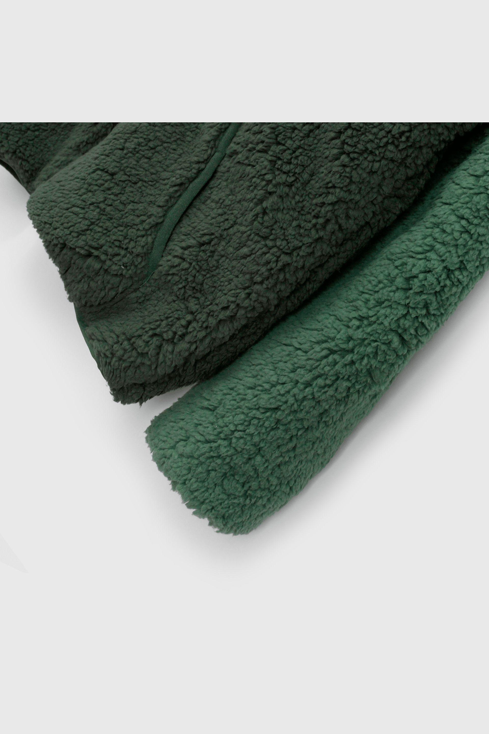 Chaqueta Polar y Chiporro Verde con Cierre para Niño  de 3 a 12 años-2