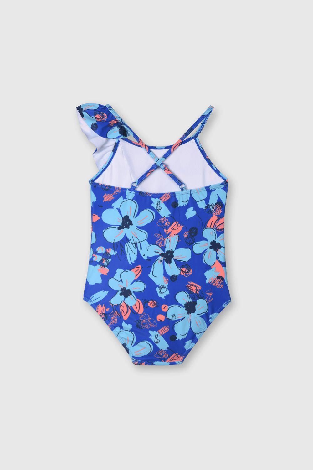 Traje de baño de niña playa royal blue (2 a 12 años)-1