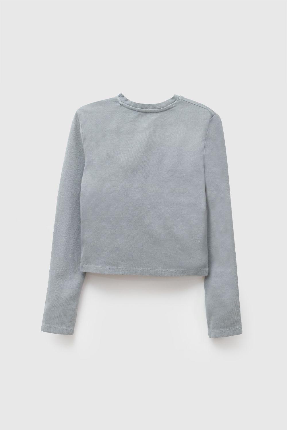 Polera Niña Gris 8176 Colloky-1