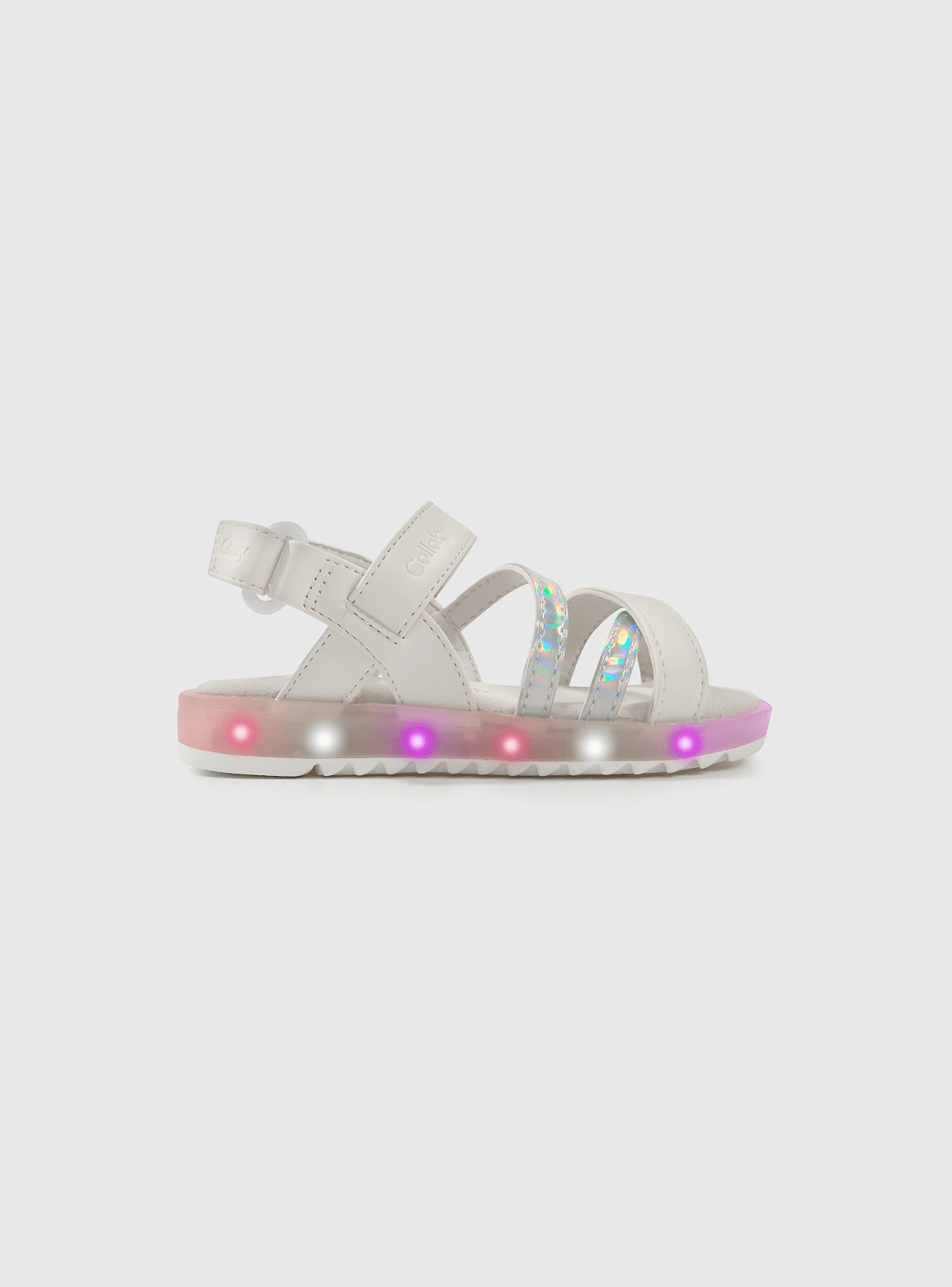 Sandalia Niña Blanco 55012 Colloky-1