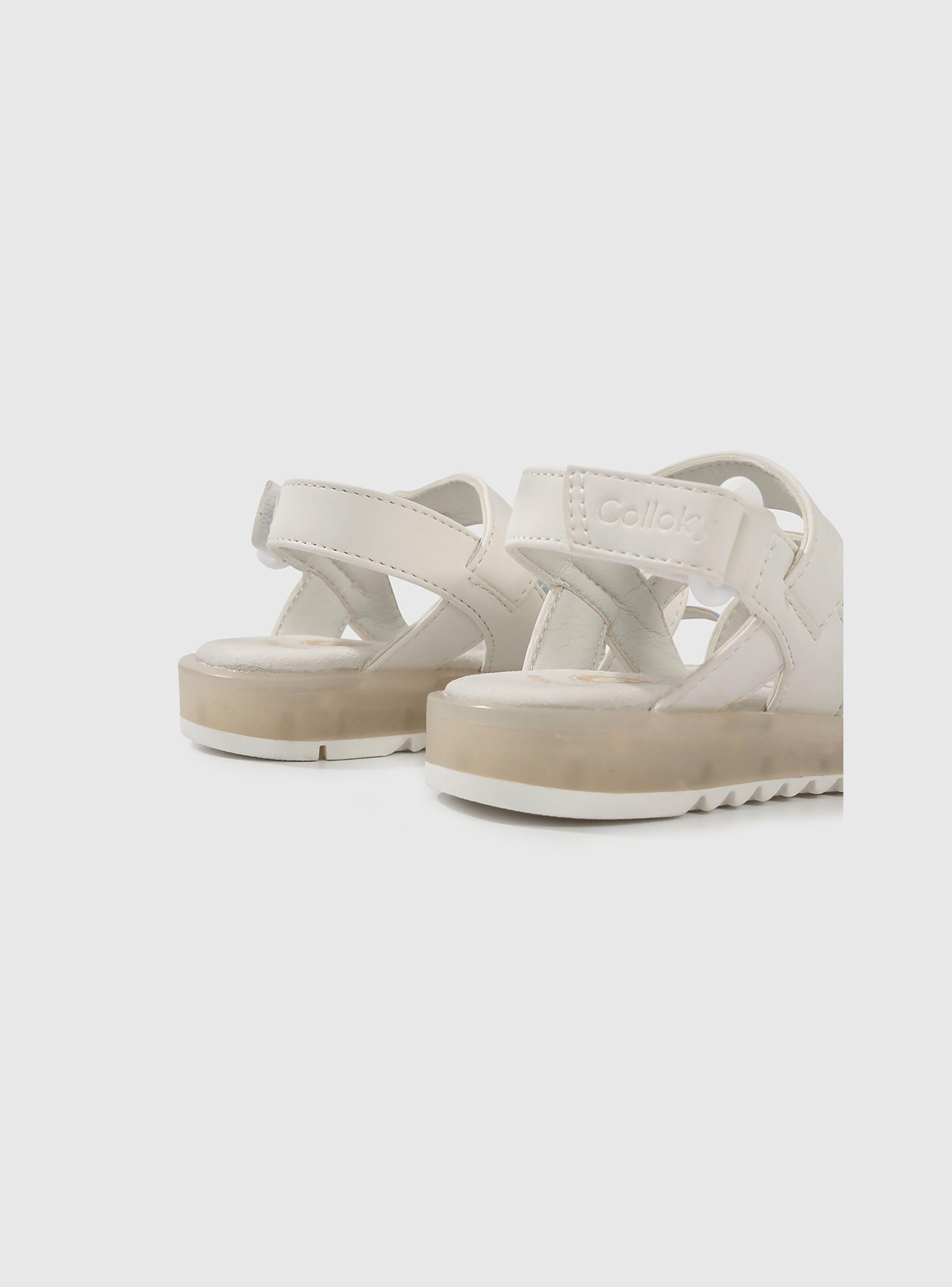 Sandalia Niña Blanco 55012 Colloky-4