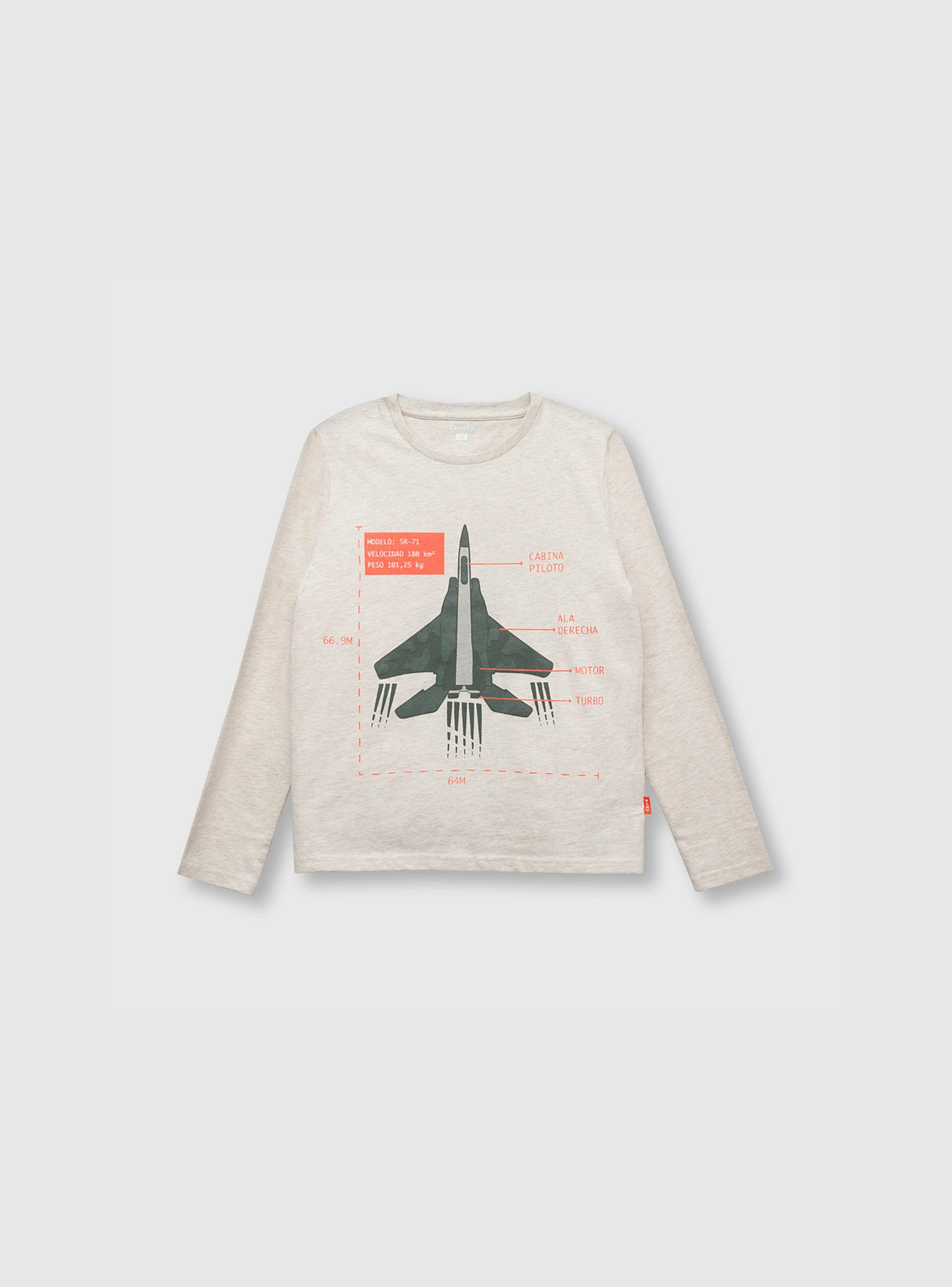 Pijama Niño Beige (2 A 12 Años) Colloky-1