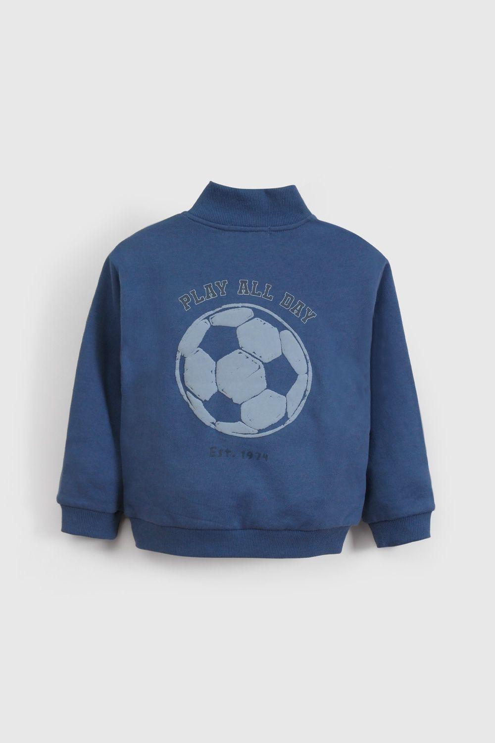 Polerón Azul Medio Cierre De Niño PLPO3751V26-2