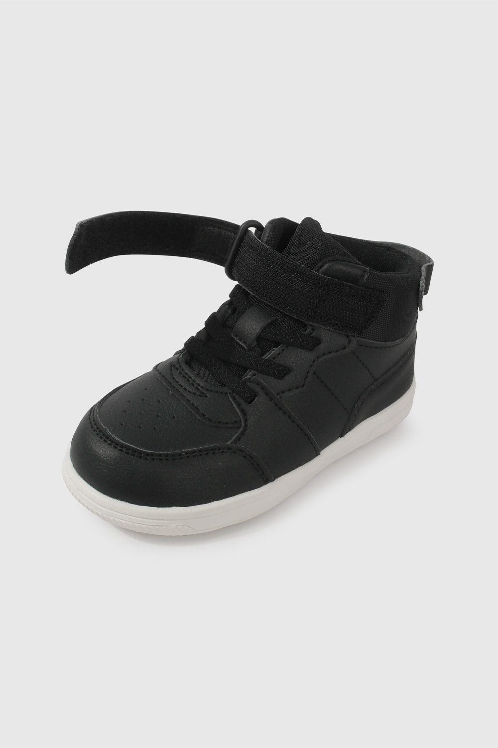 Zapatilla Urbana Negra Caña Alta 47250201V26-5