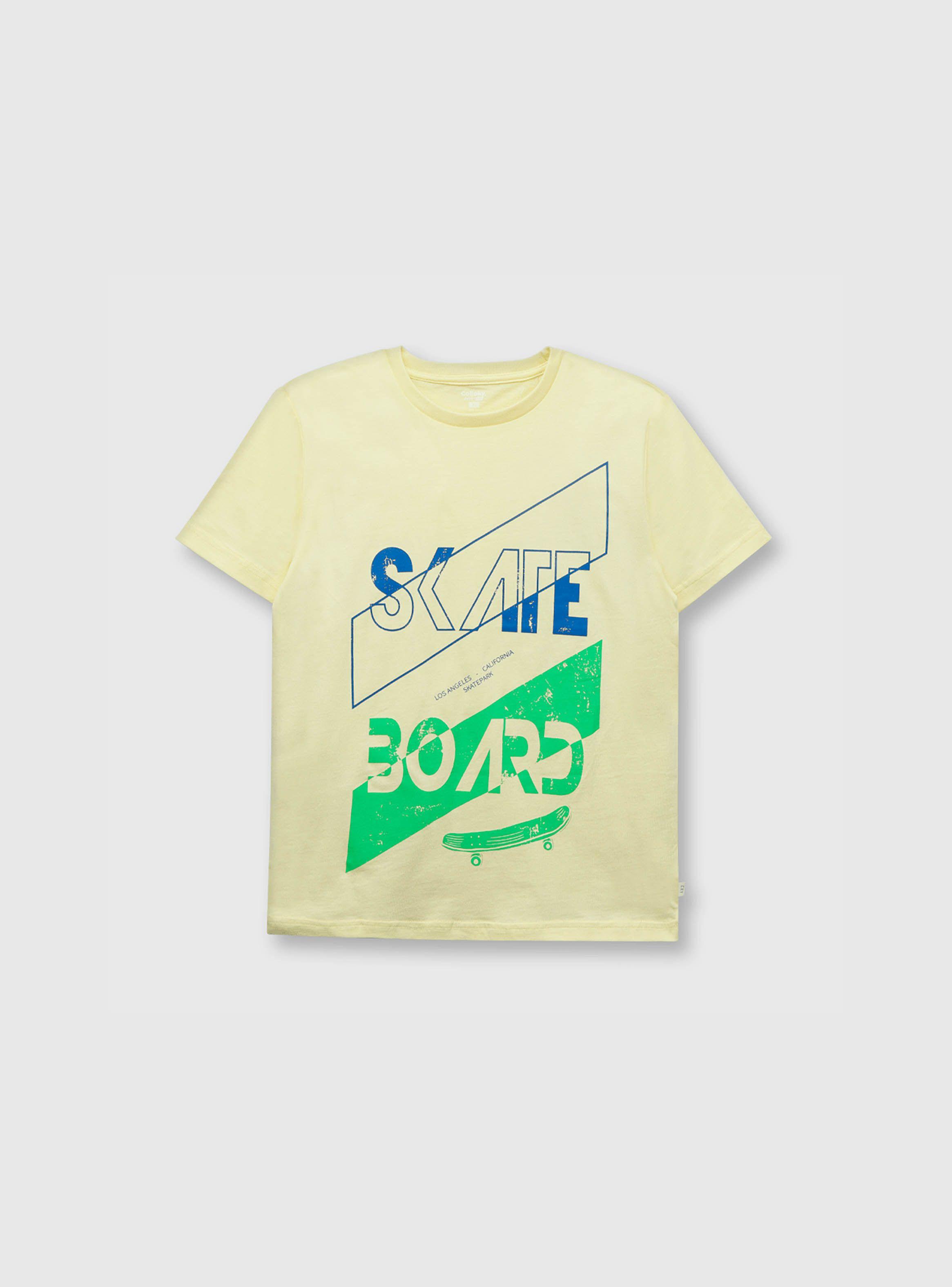 Polera Niño Amarillo (2 A 12 Años) Colloky-0