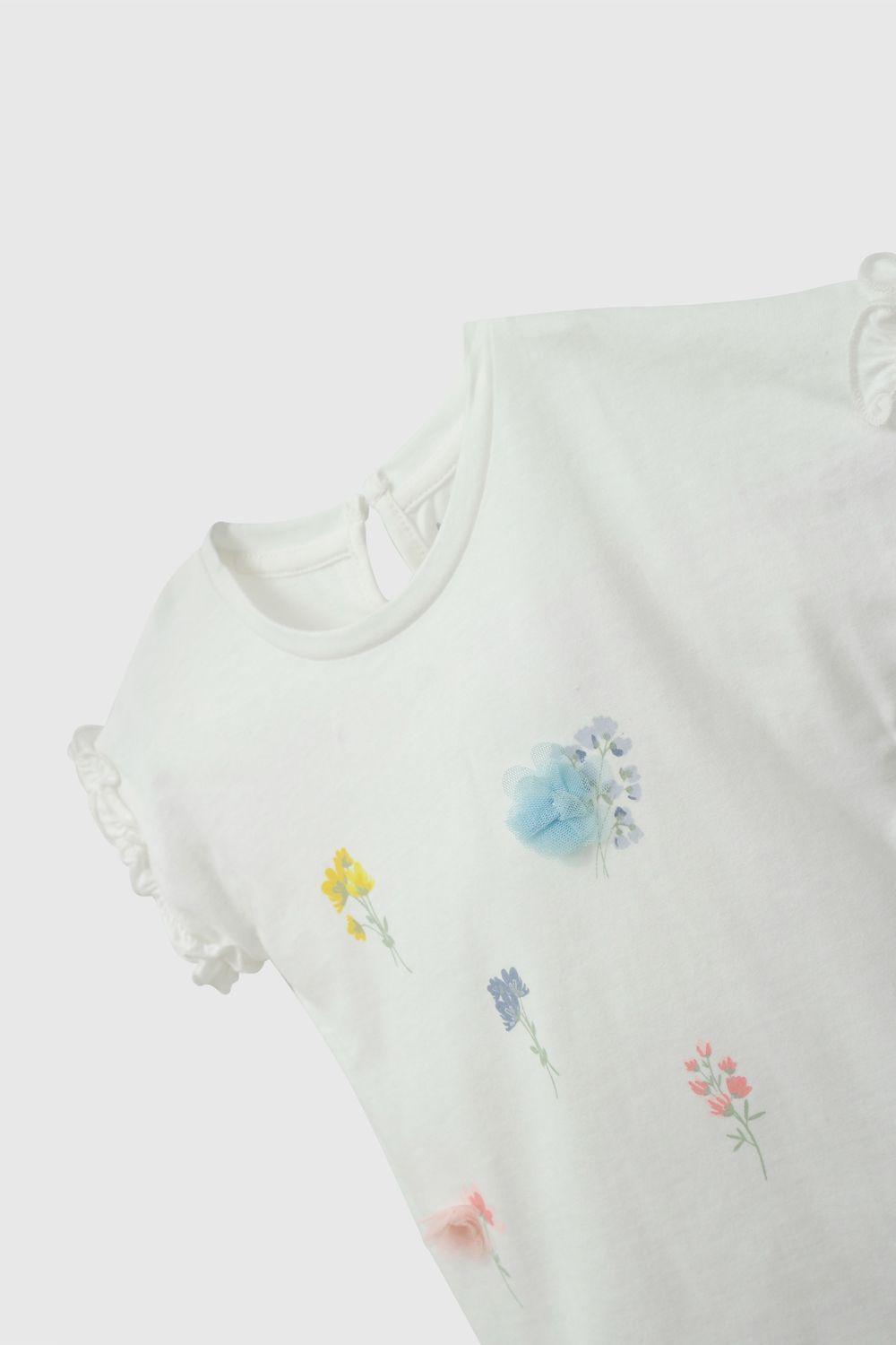 Polera Niña Blanco 58012 Colloky-2