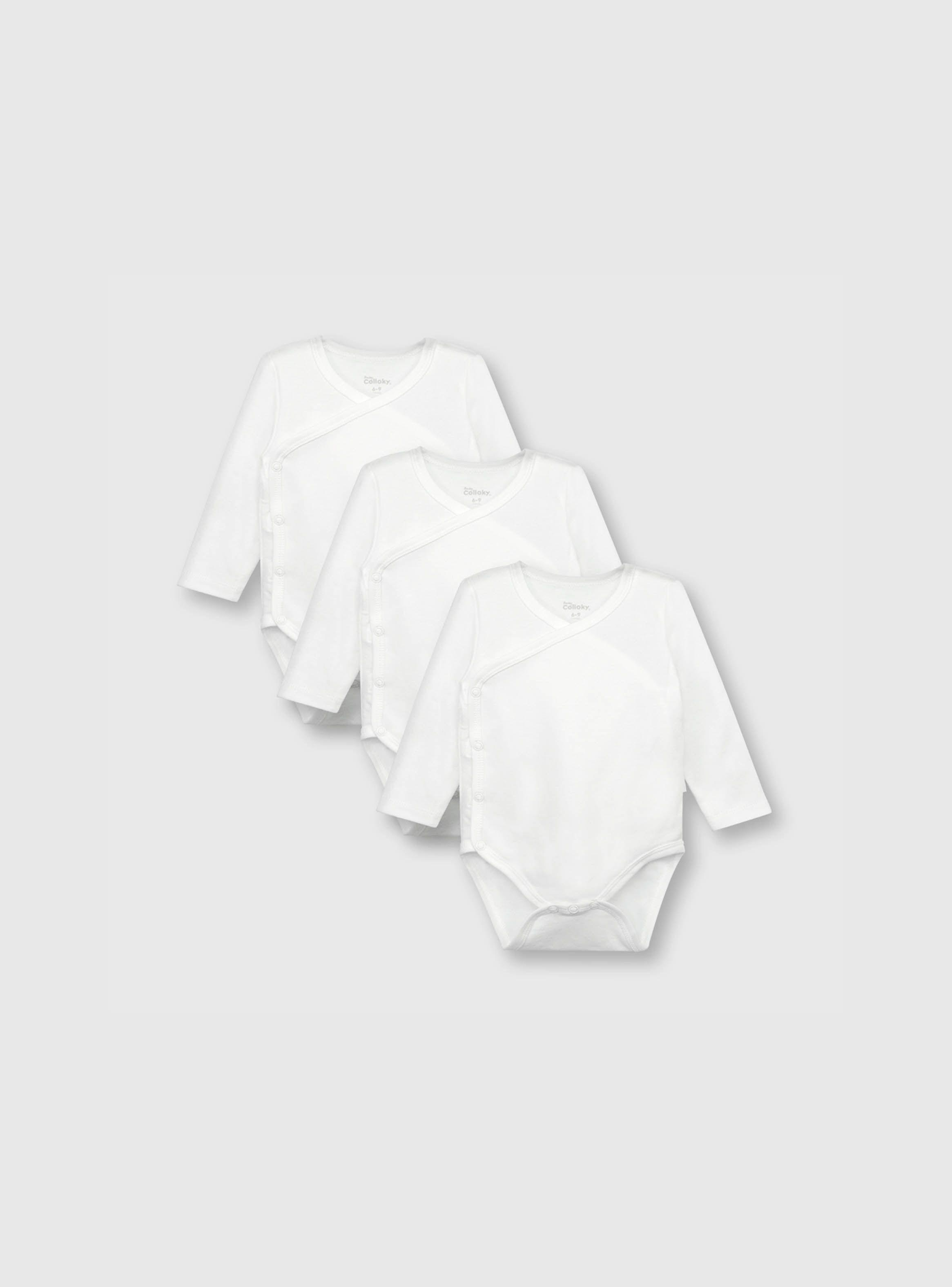 Body Unisex Blanco (0 A 12 Meses) Colloky-0