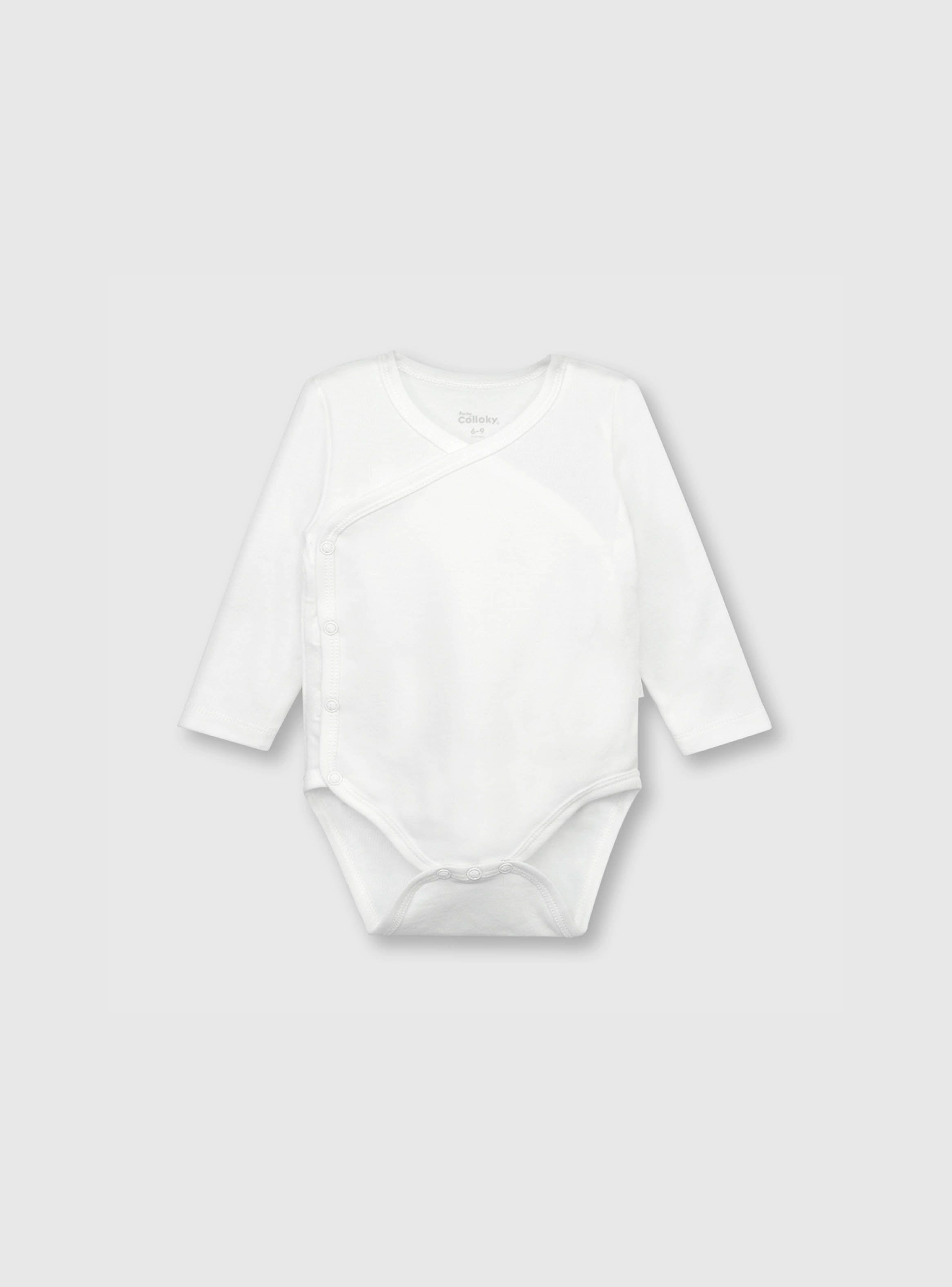 Body Unisex Blanco (0 A 12 Meses) Colloky-1