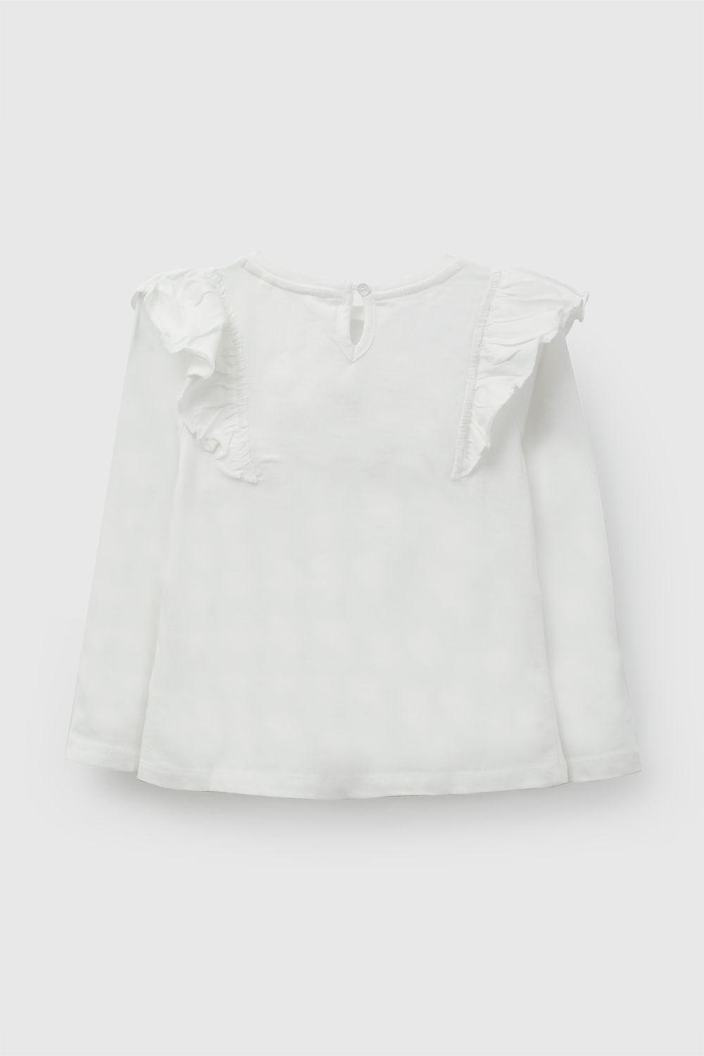 Polera jersey vuelos niña blanco 6-9M a 4-5A-1